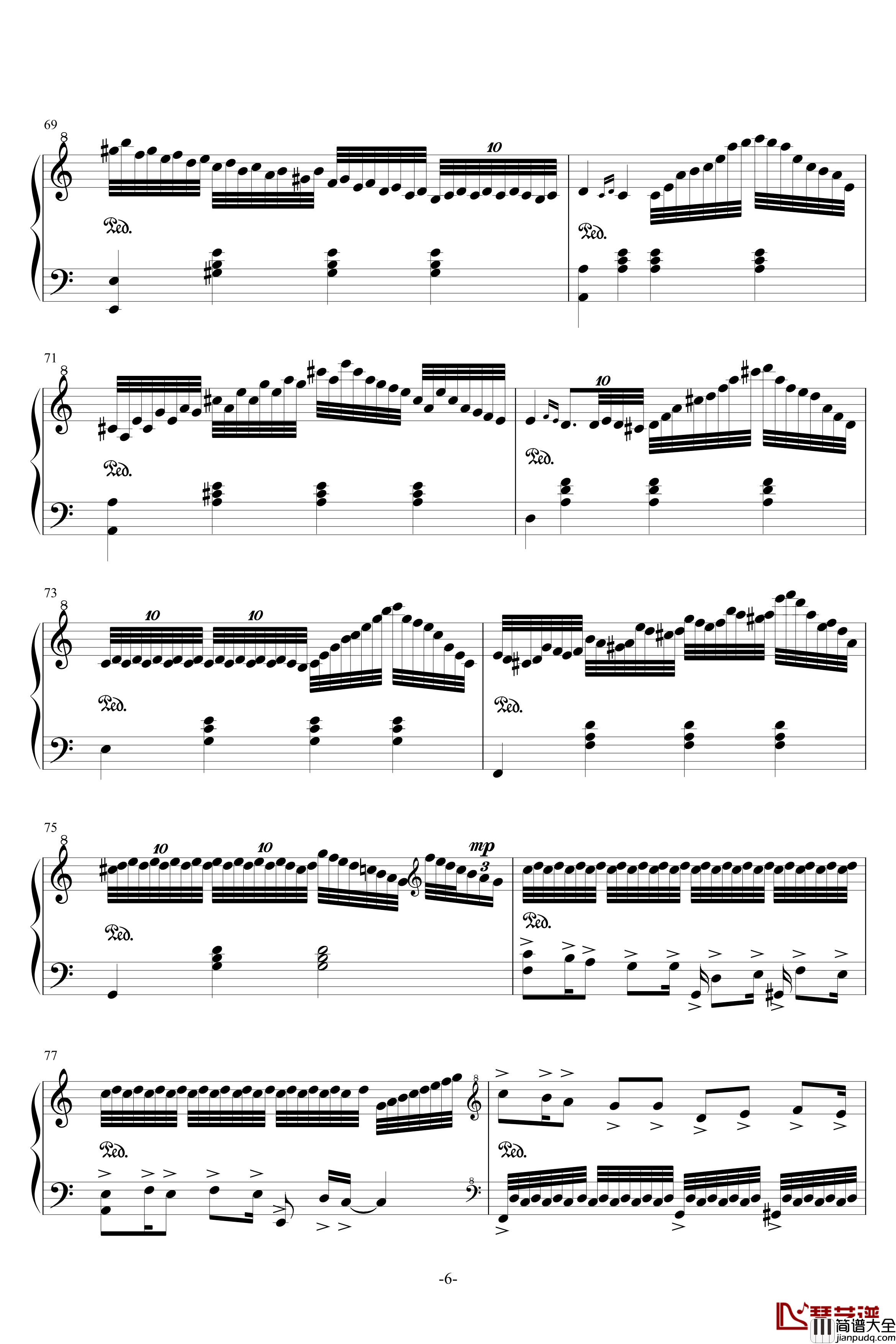 My_Dearest钢琴谱_罪恶王冠OP，完全版_by_DraXon_Animenz