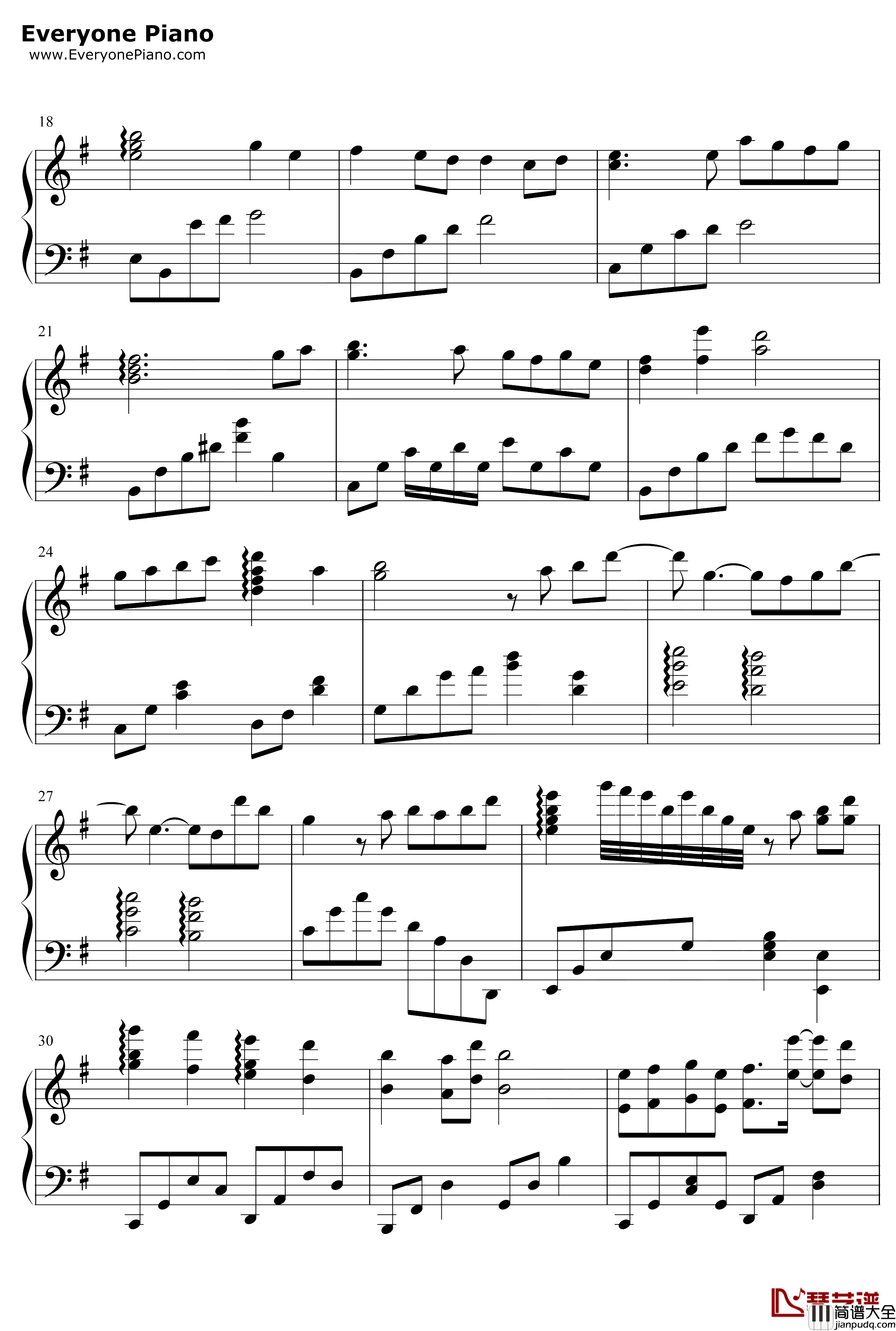 无羁钢琴谱_肖战王一博_忘羡_改编版