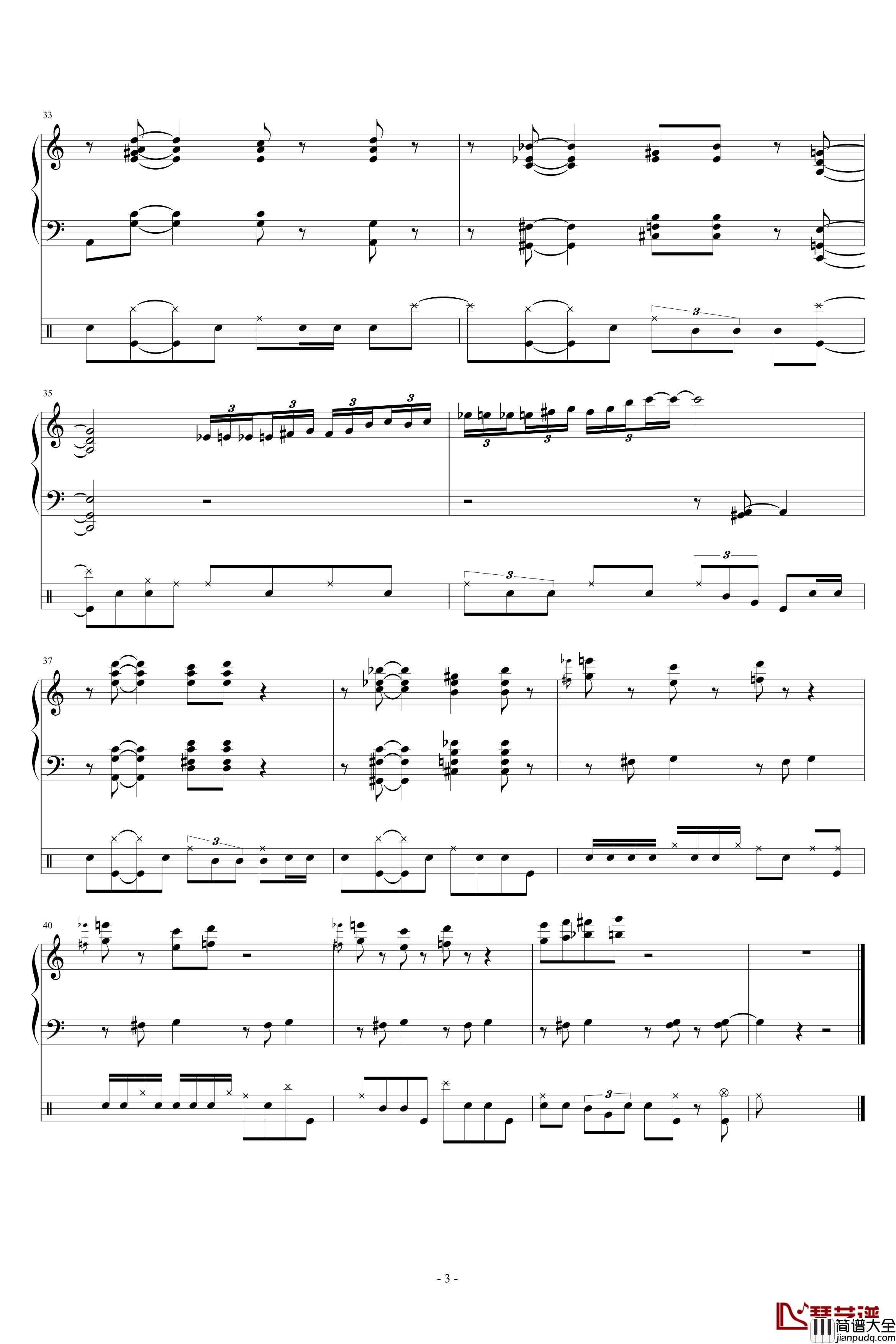 satin_doll钢琴谱_菅野よう子