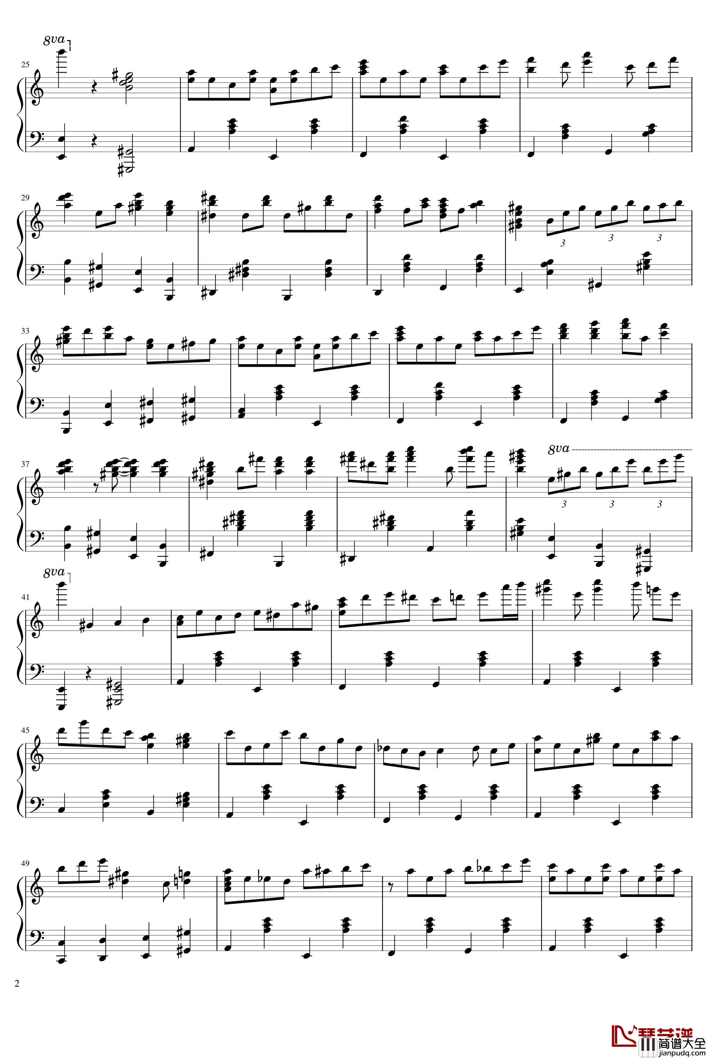 3rd_eye_Rag钢琴谱_东方曲再编_东方project