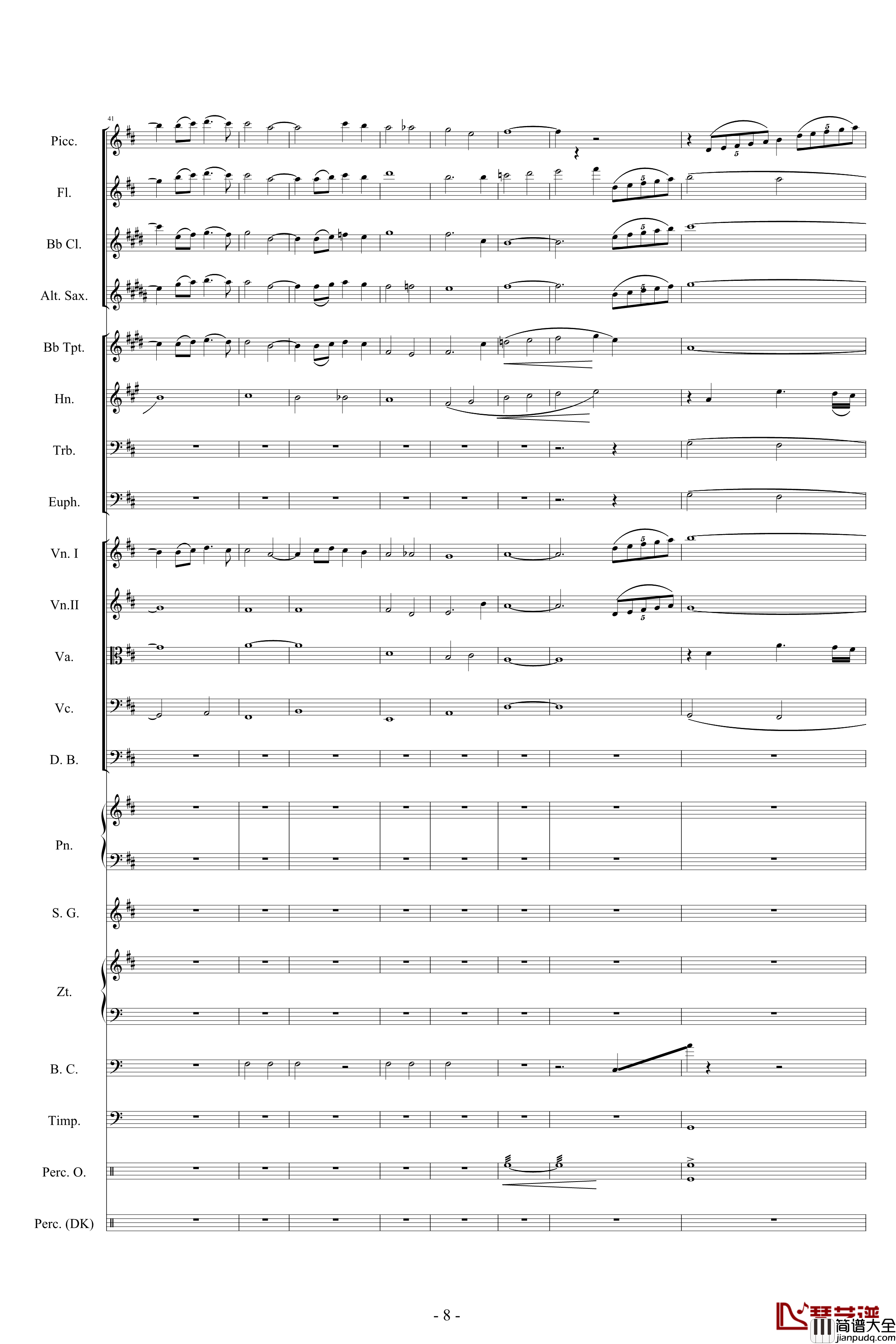 迪士尼組曲_小交響樂版钢琴谱_Disney_Medley_迪士尼