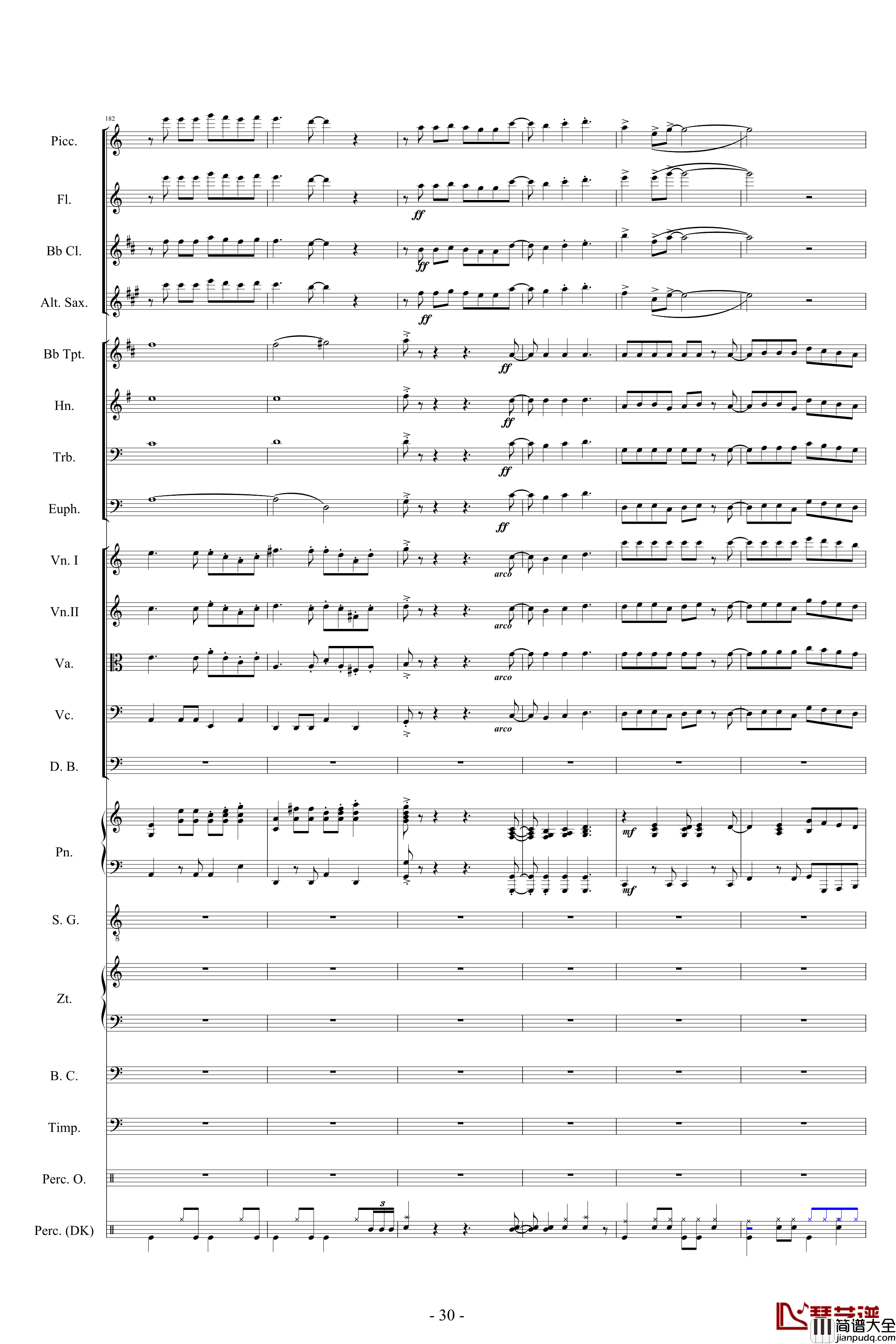 迪士尼組曲_小交響樂版钢琴谱_Disney_Medley_迪士尼