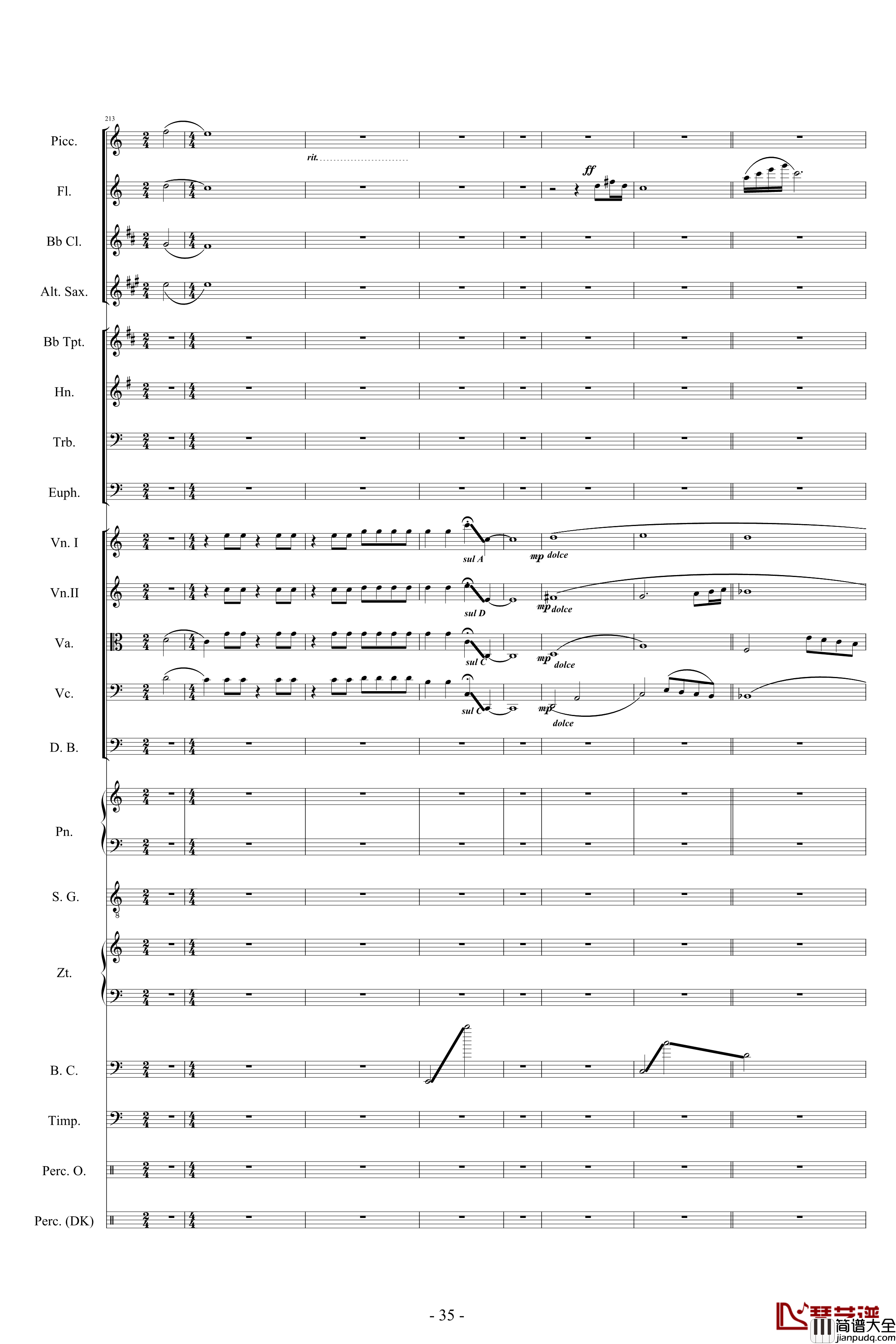 迪士尼組曲_小交響樂版钢琴谱_Disney_Medley_迪士尼