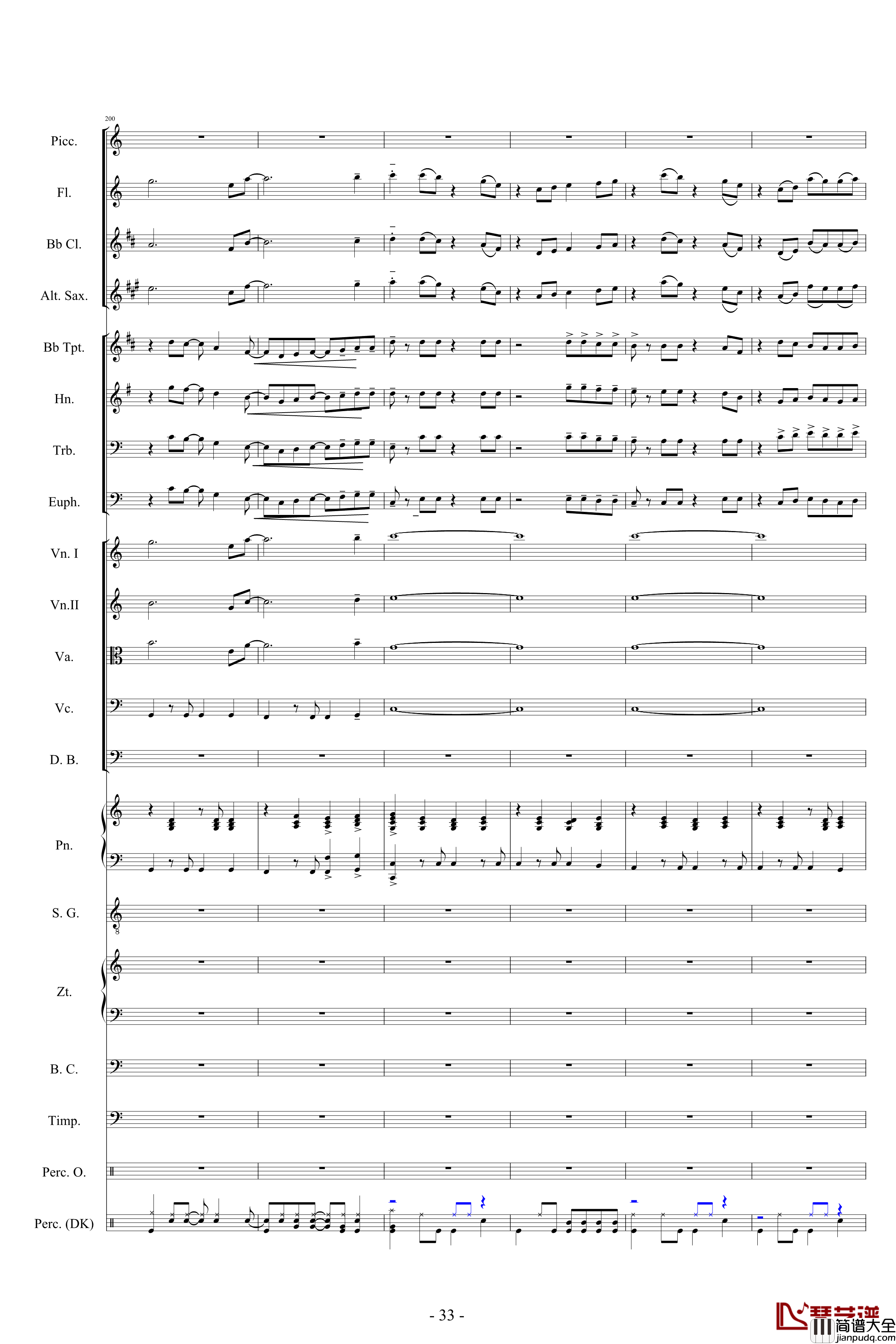 迪士尼組曲_小交響樂版钢琴谱_Disney_Medley_迪士尼