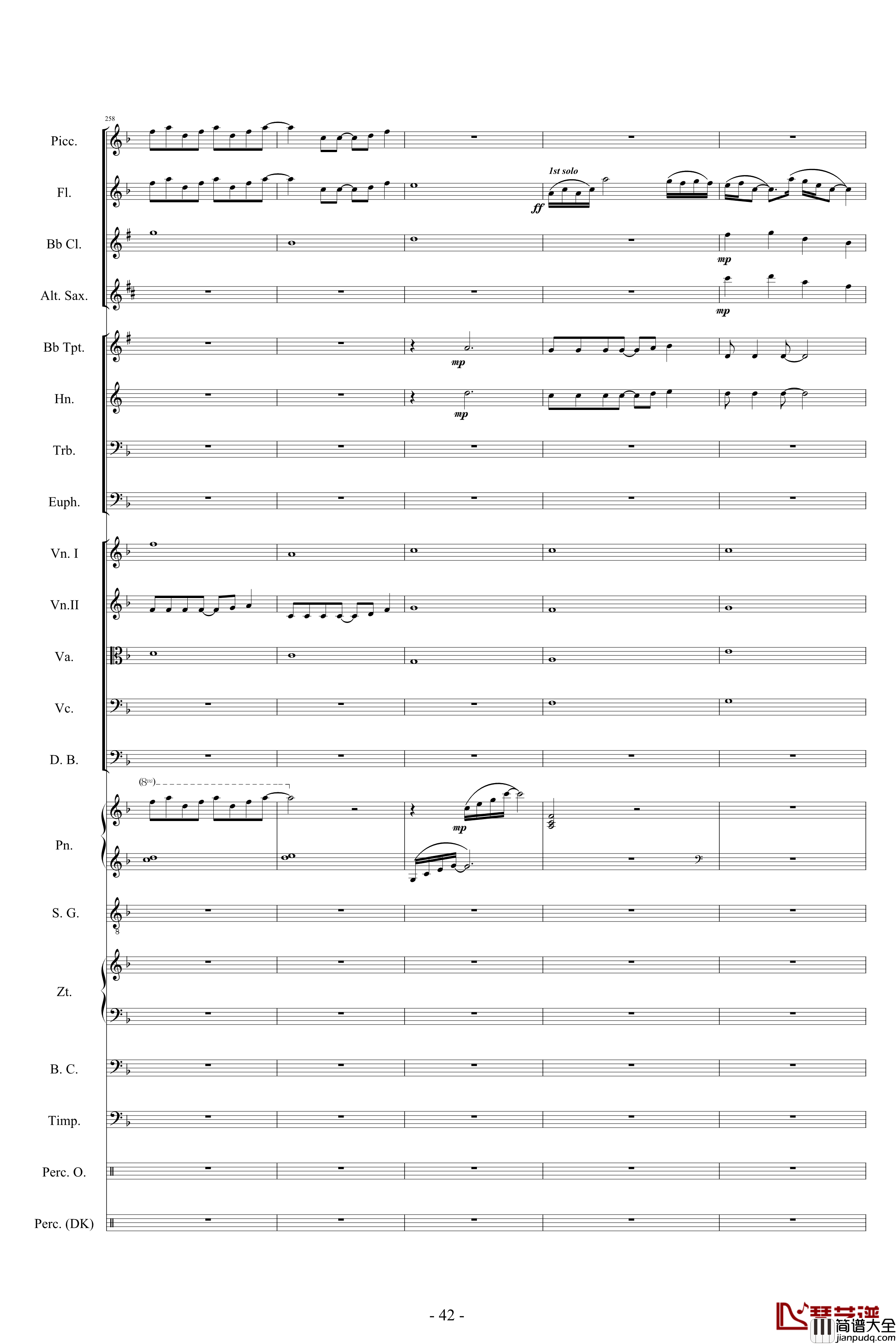 迪士尼組曲_小交響樂版钢琴谱_Disney_Medley_迪士尼