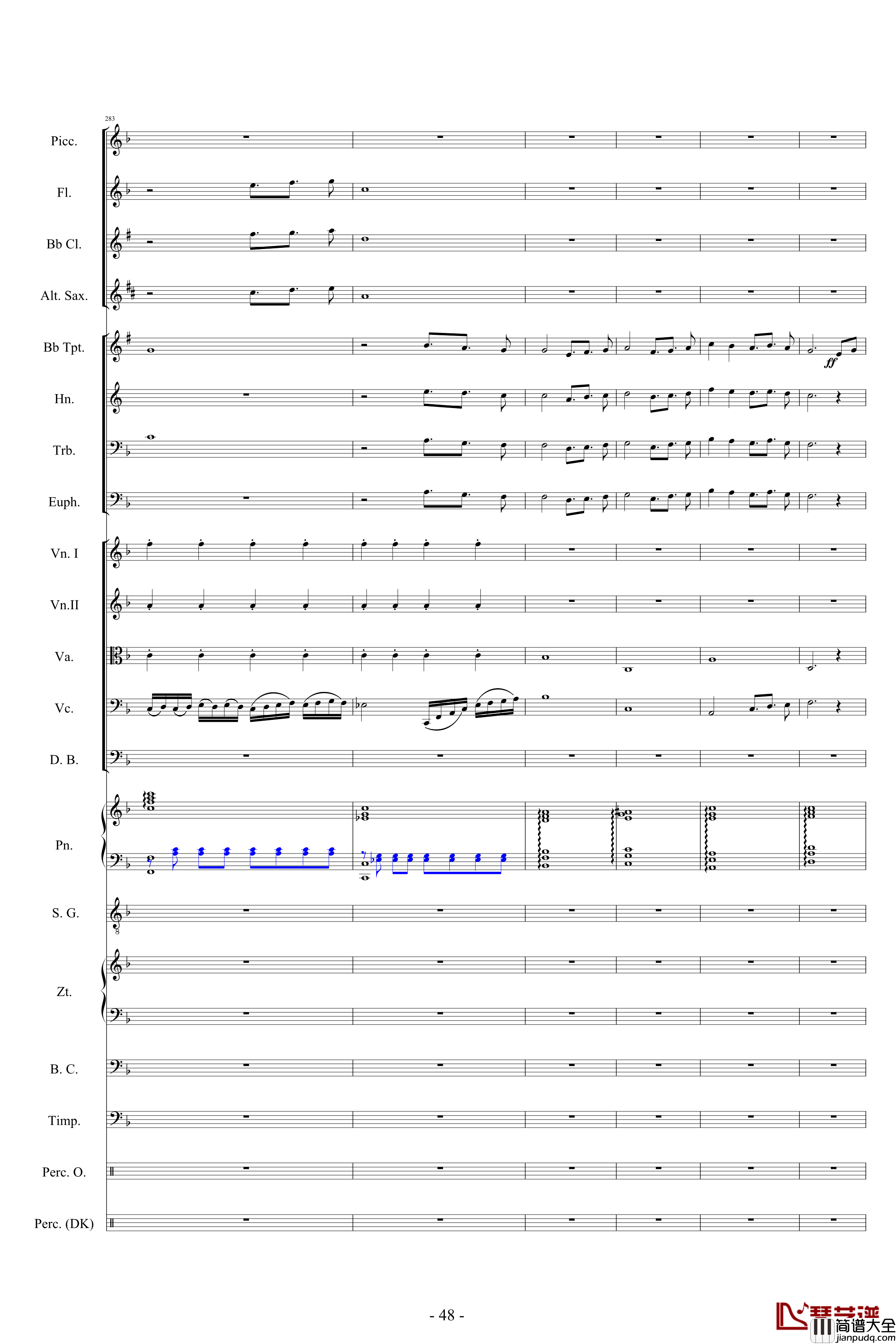 迪士尼組曲_小交響樂版钢琴谱_Disney_Medley_迪士尼