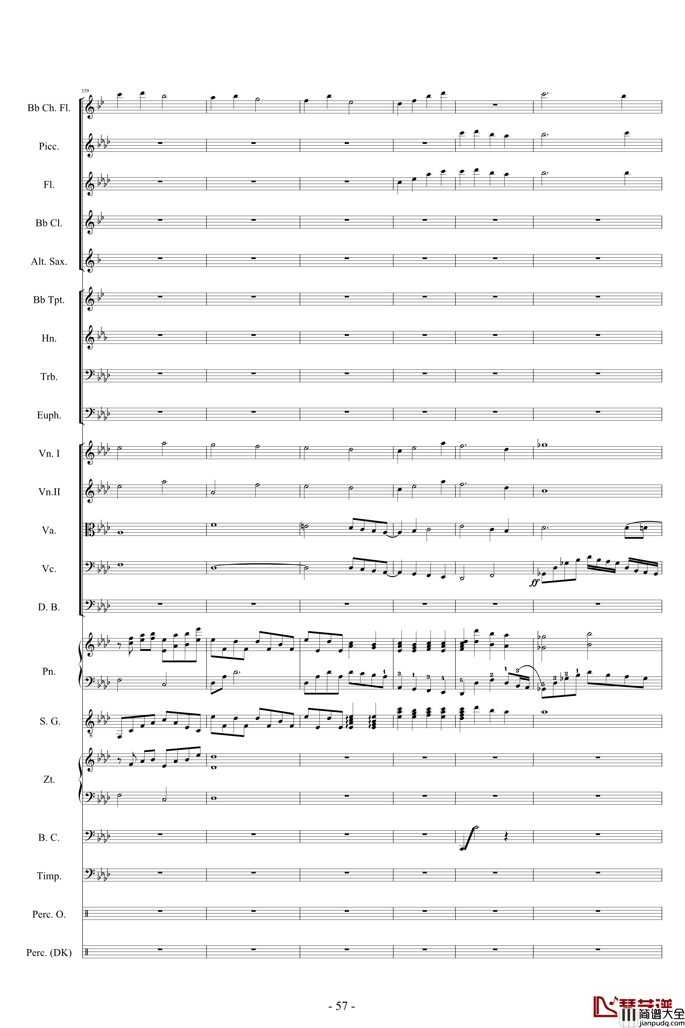 迪士尼組曲_小交響樂版钢琴谱_Disney_Medley_迪士尼