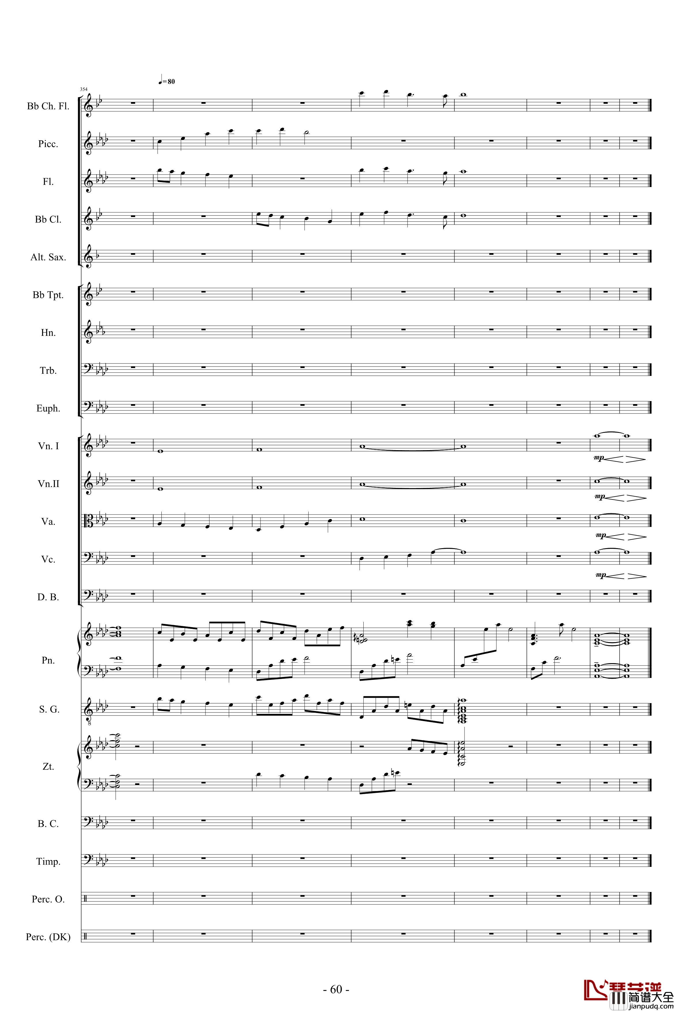 迪士尼組曲_小交響樂版钢琴谱_Disney_Medley_迪士尼