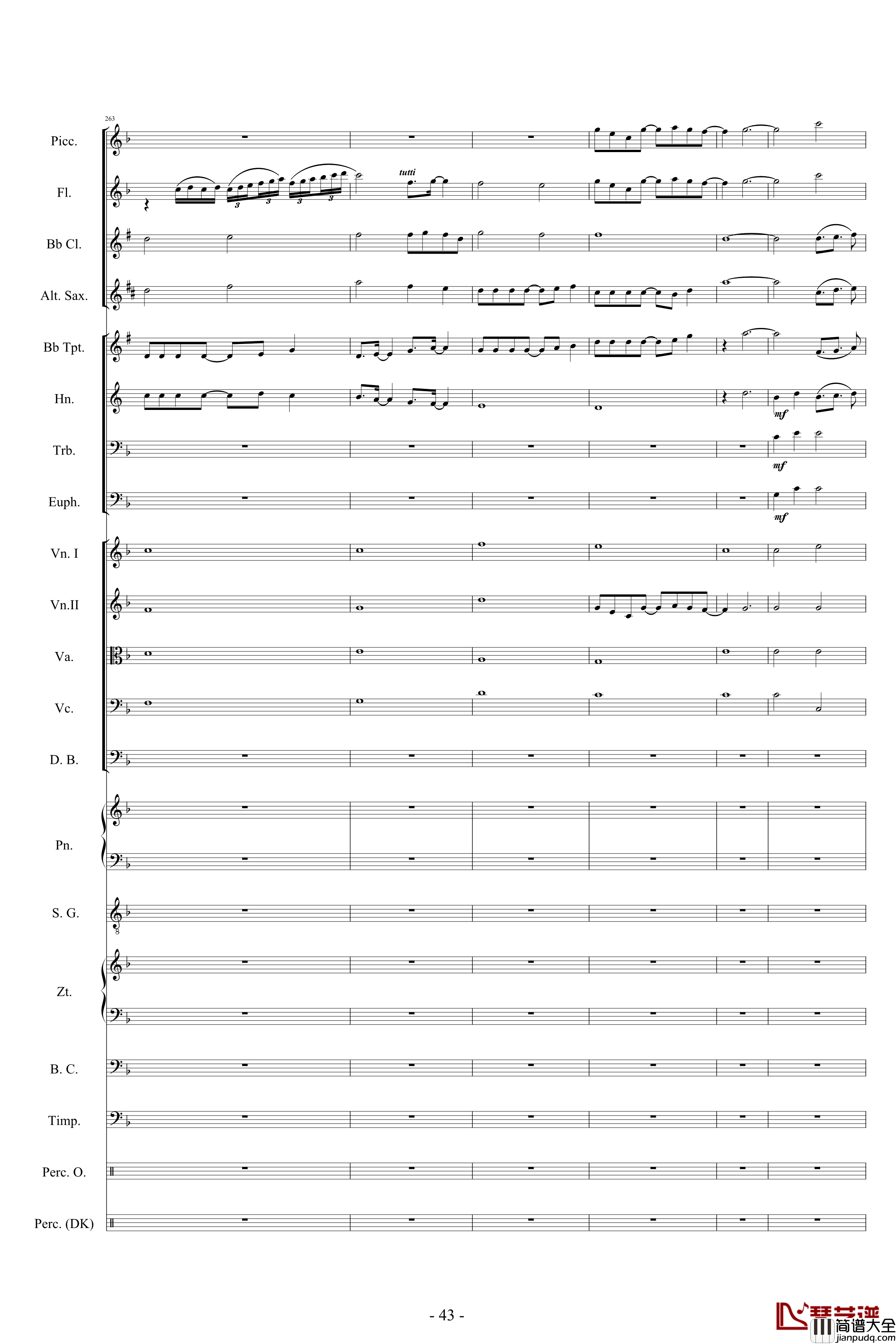 迪士尼組曲_小交響樂版钢琴谱_Disney_Medley_迪士尼