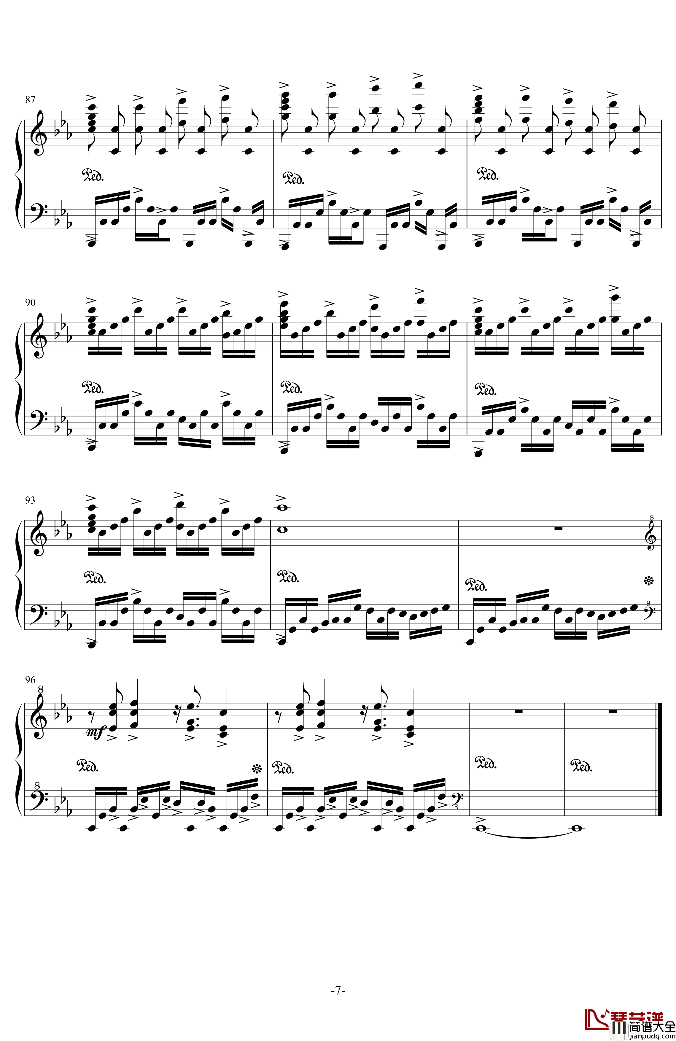 BIOS钢琴谱_罪恶王冠插曲，完全版_by_DraXon_Animenz