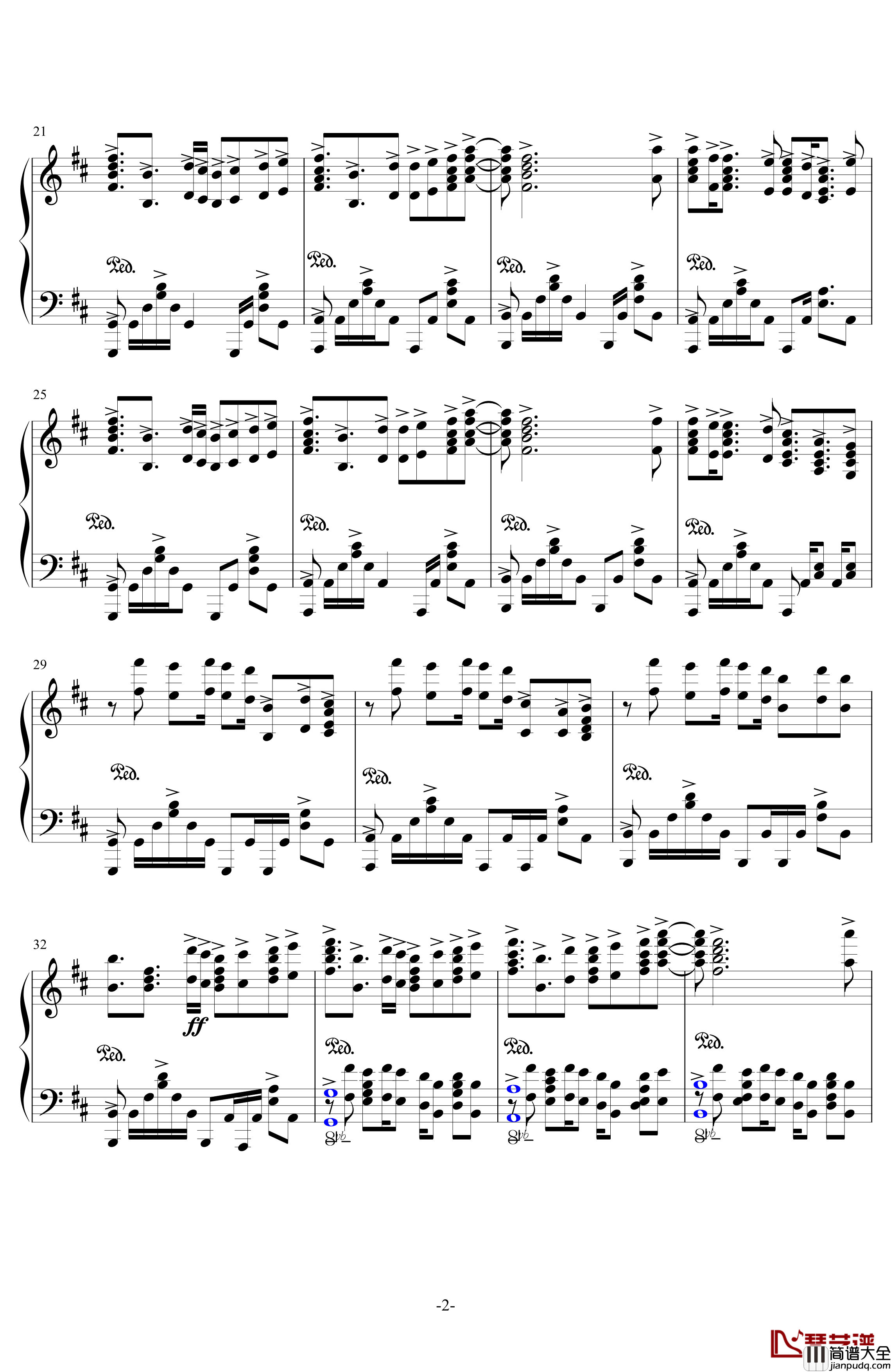 昨日的未来钢琴谱_凹凸世界第三季ED