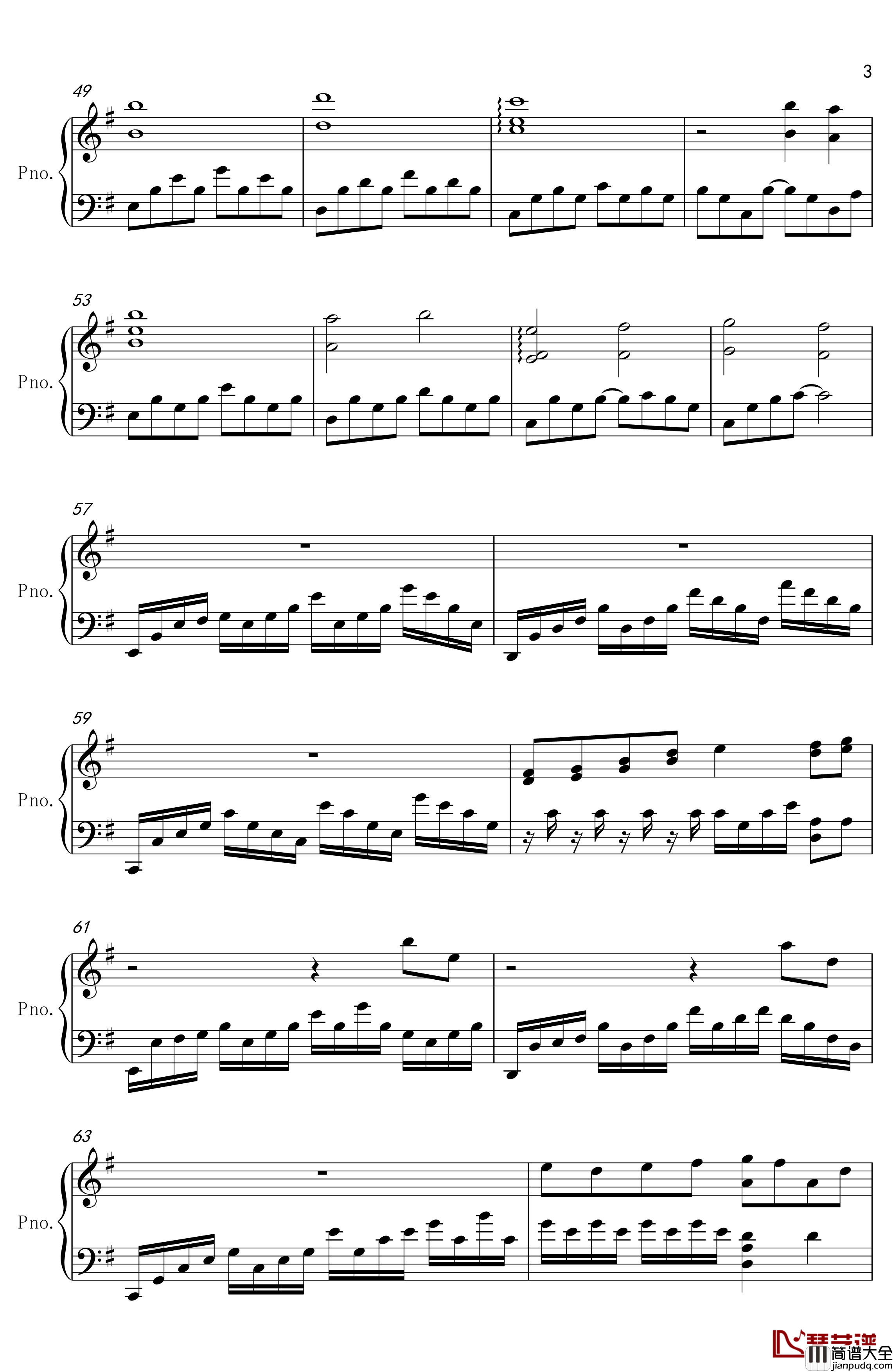 底特律OP钢琴谱_A叔10分钟版