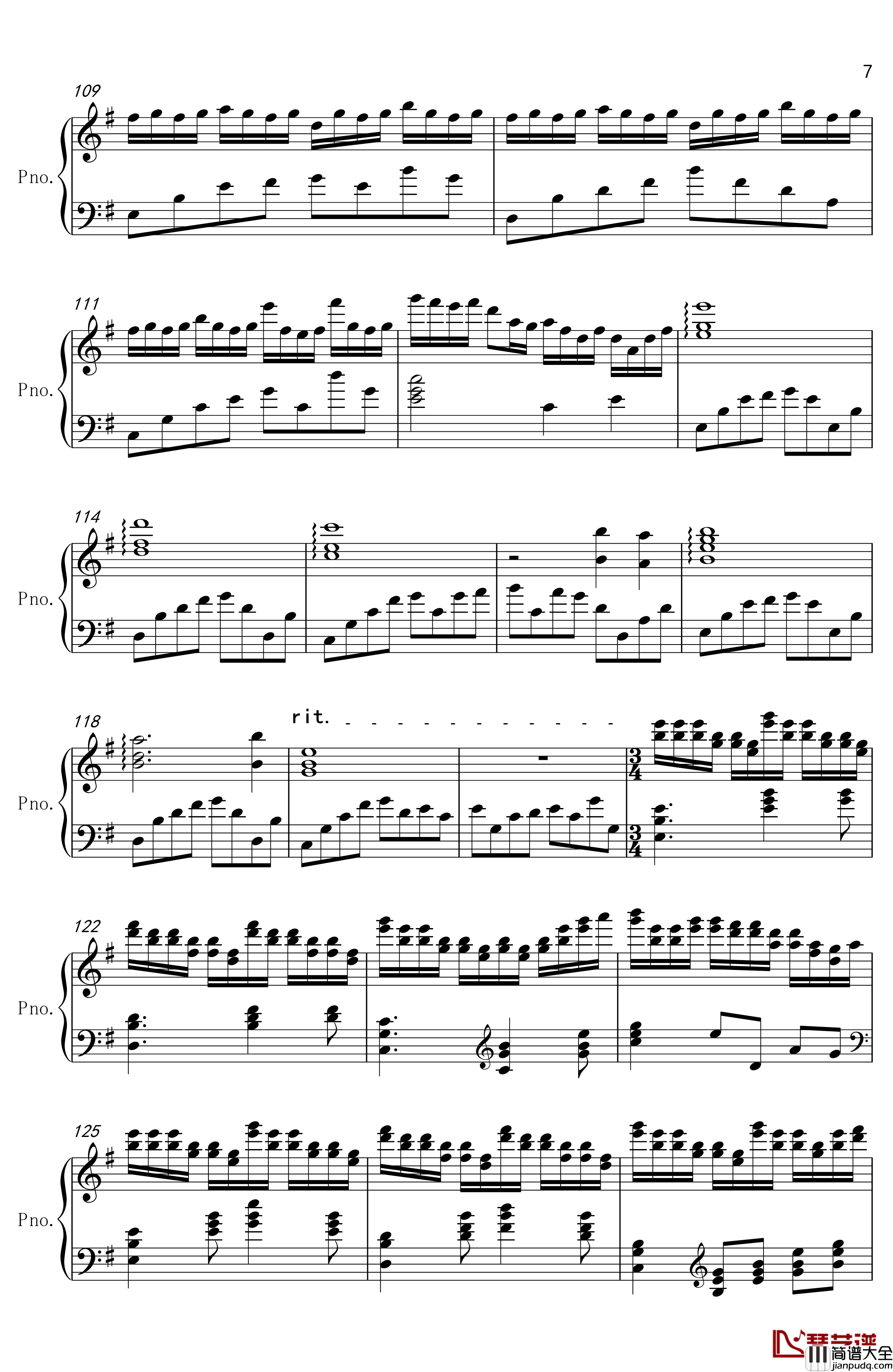 底特律OP钢琴谱_A叔10分钟版