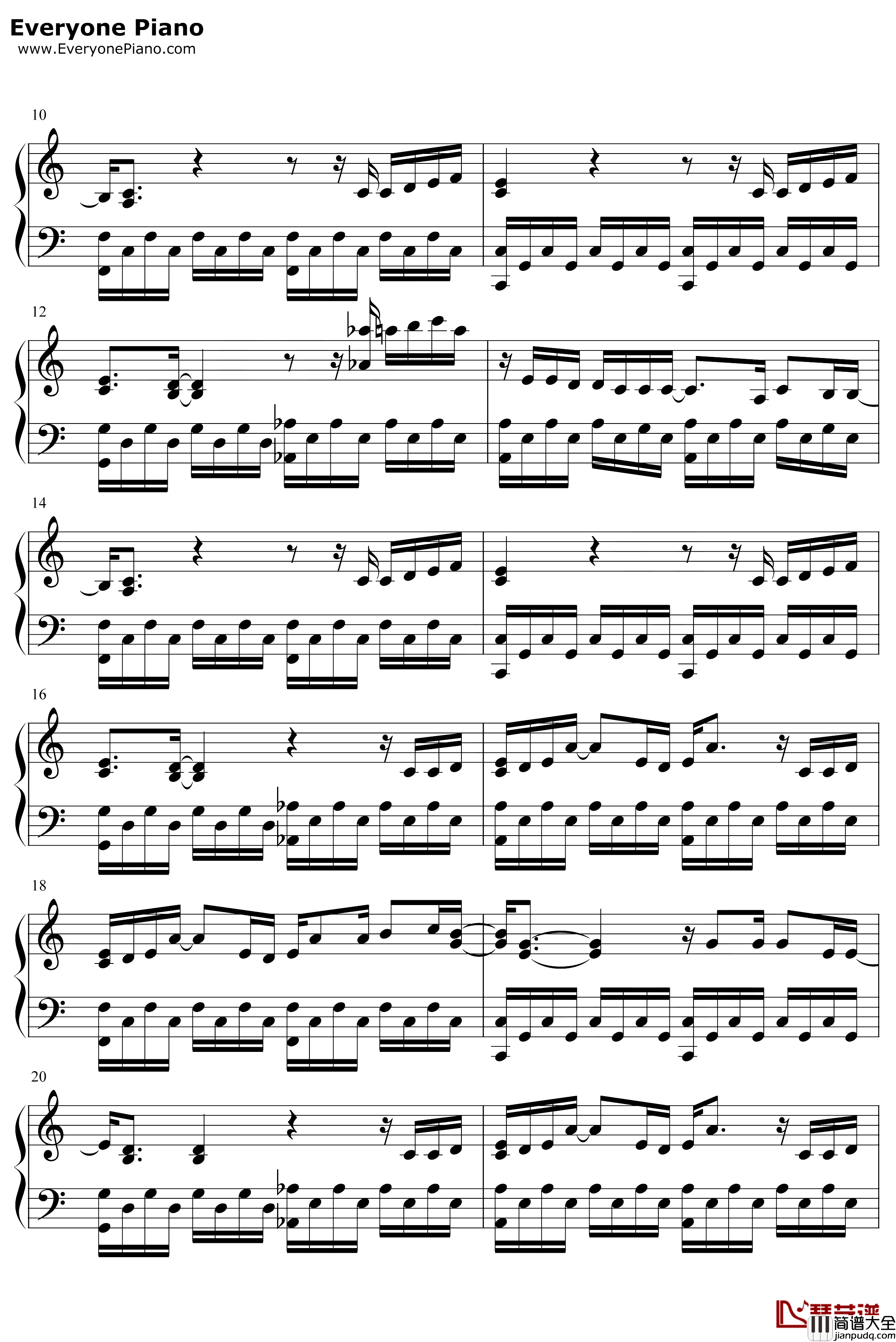 寂寞星球的玫瑰钢琴谱_邓紫棋