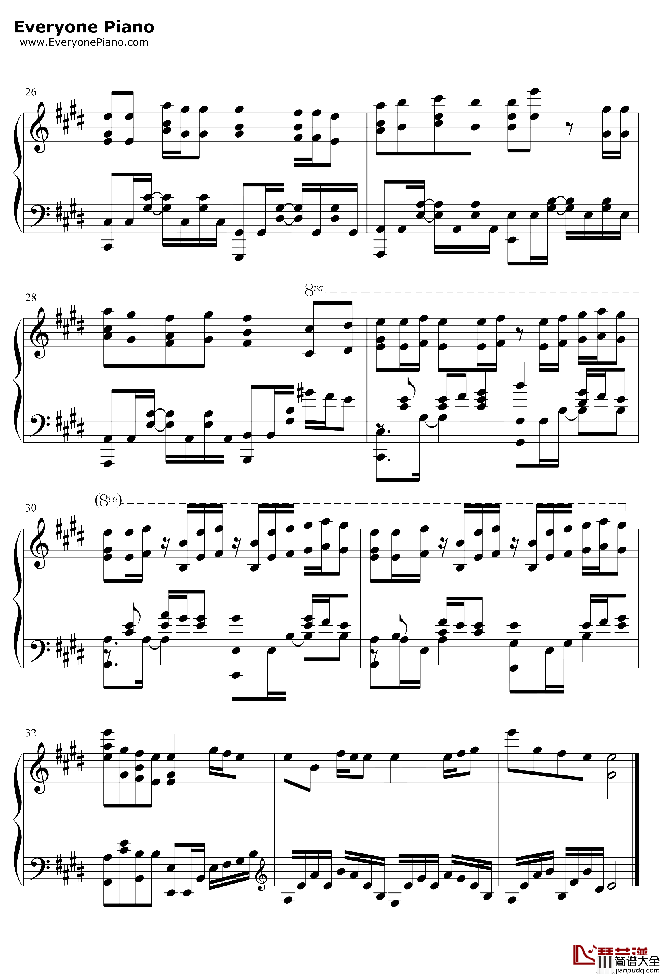 乙女どもよ钢琴谱_CHiCOwithHoneyWorks_骚动时节的少女们啊OP