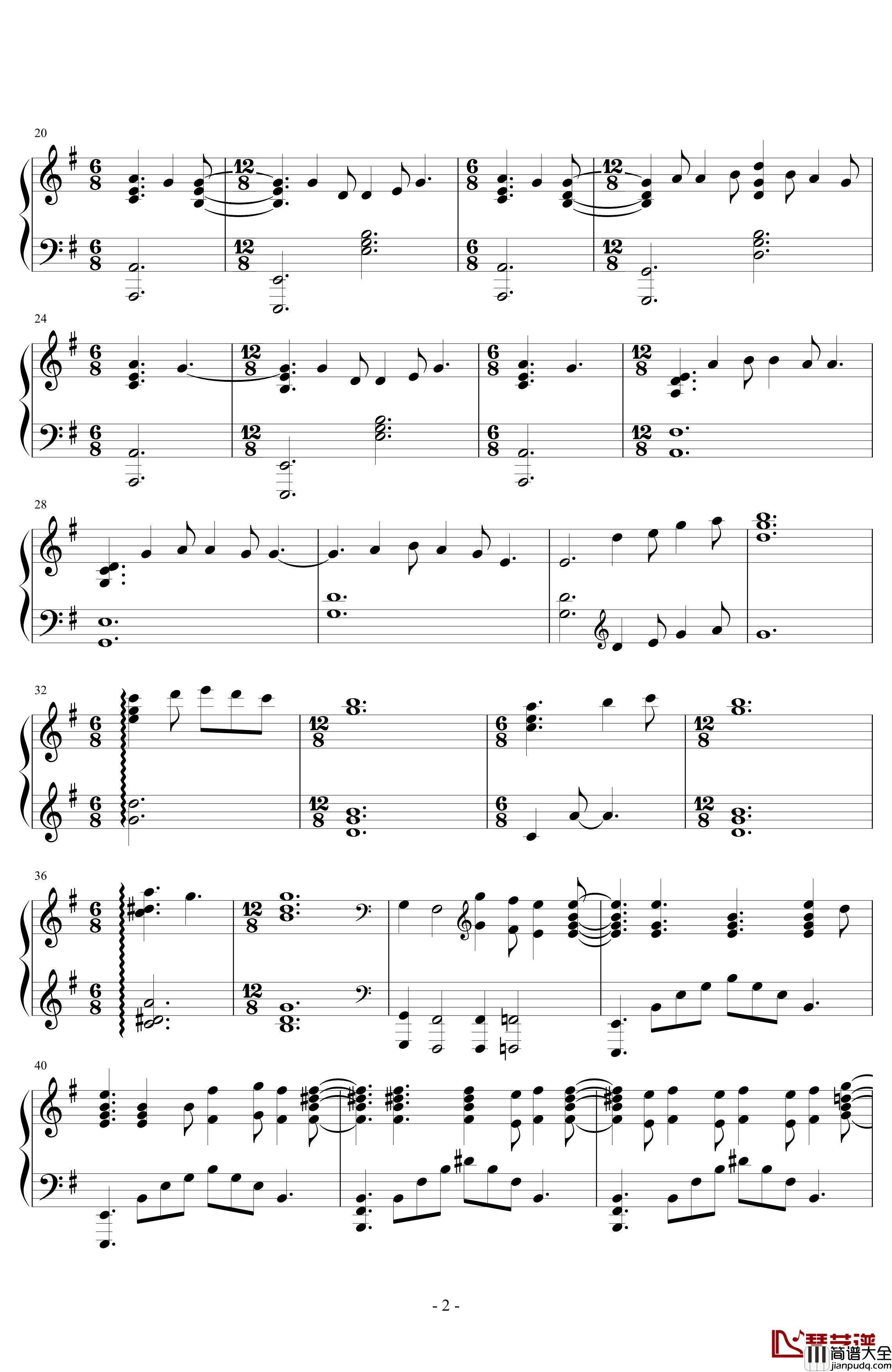 Despacito钢琴谱_PianoVito