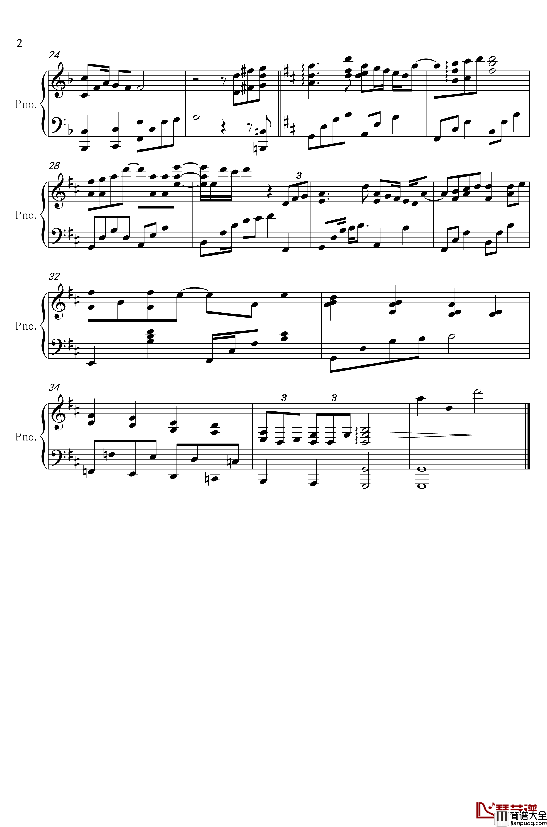 龙珠GTDAN_DAN_心魅かれてく钢琴谱_渐渐被你吸引_FIELD_OF_VIEW