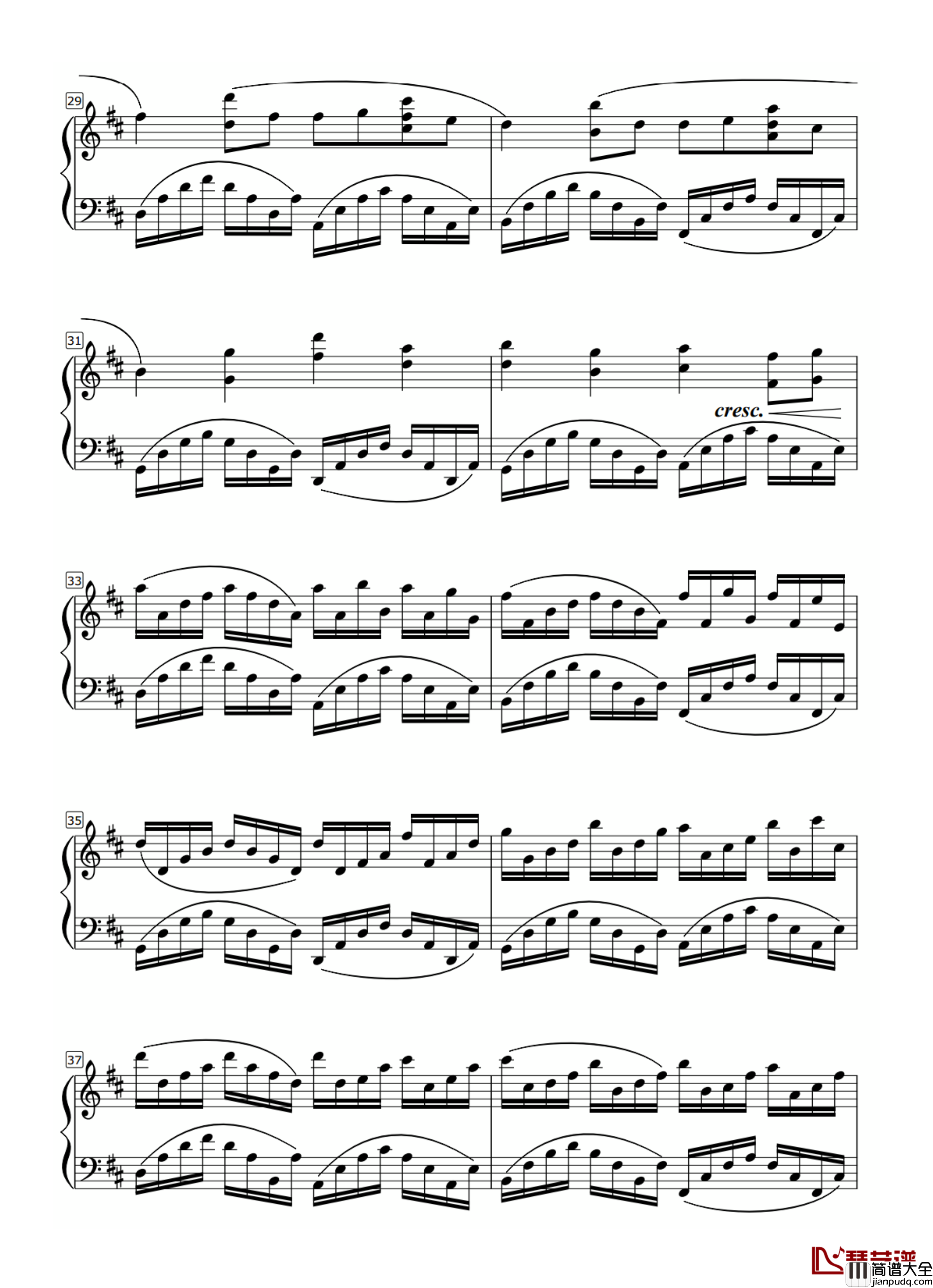 Canon_in_D钢琴谱_Lee_Galloway改编