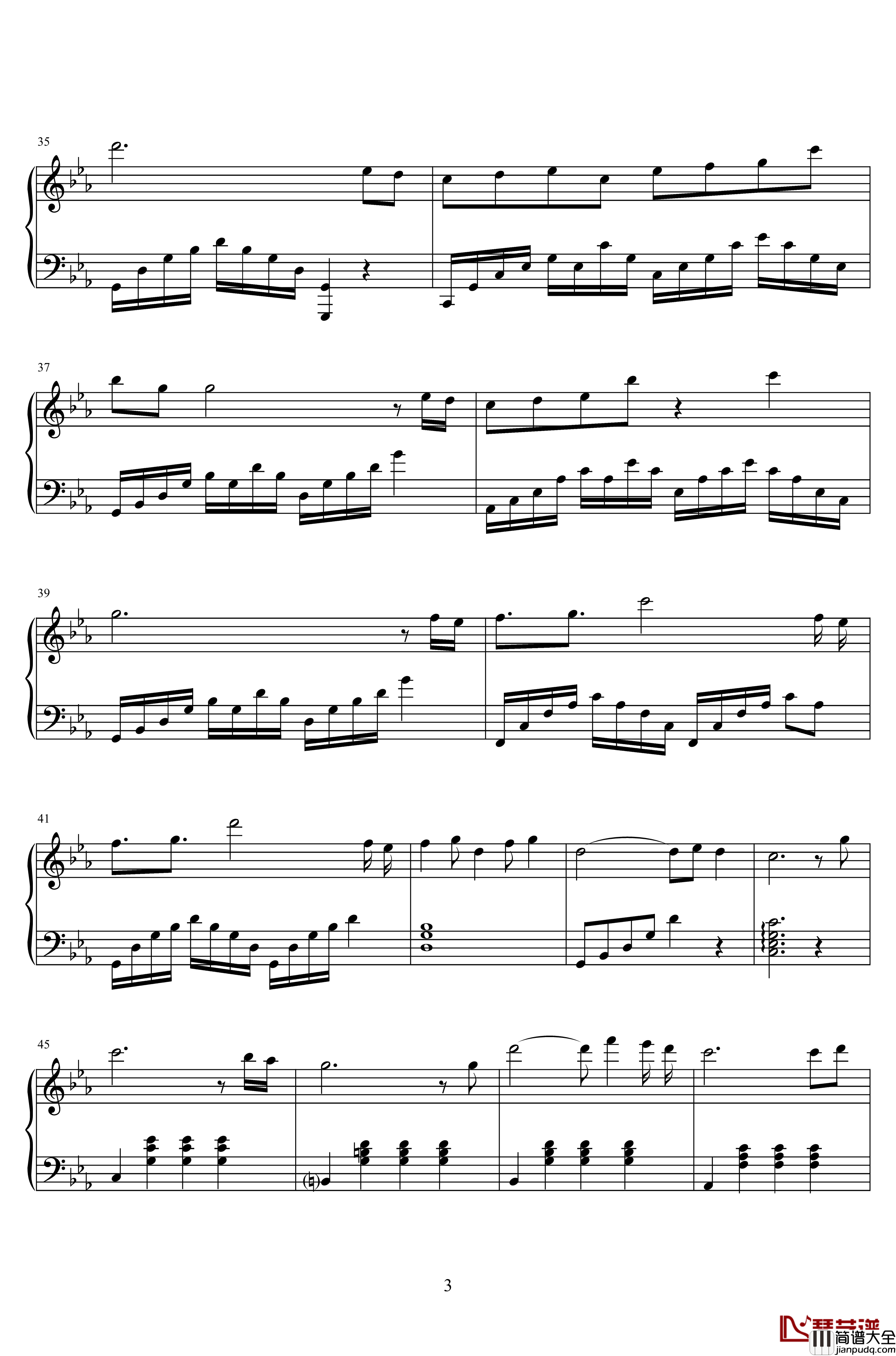 荒城渡钢琴谱_周深_大鱼海棠