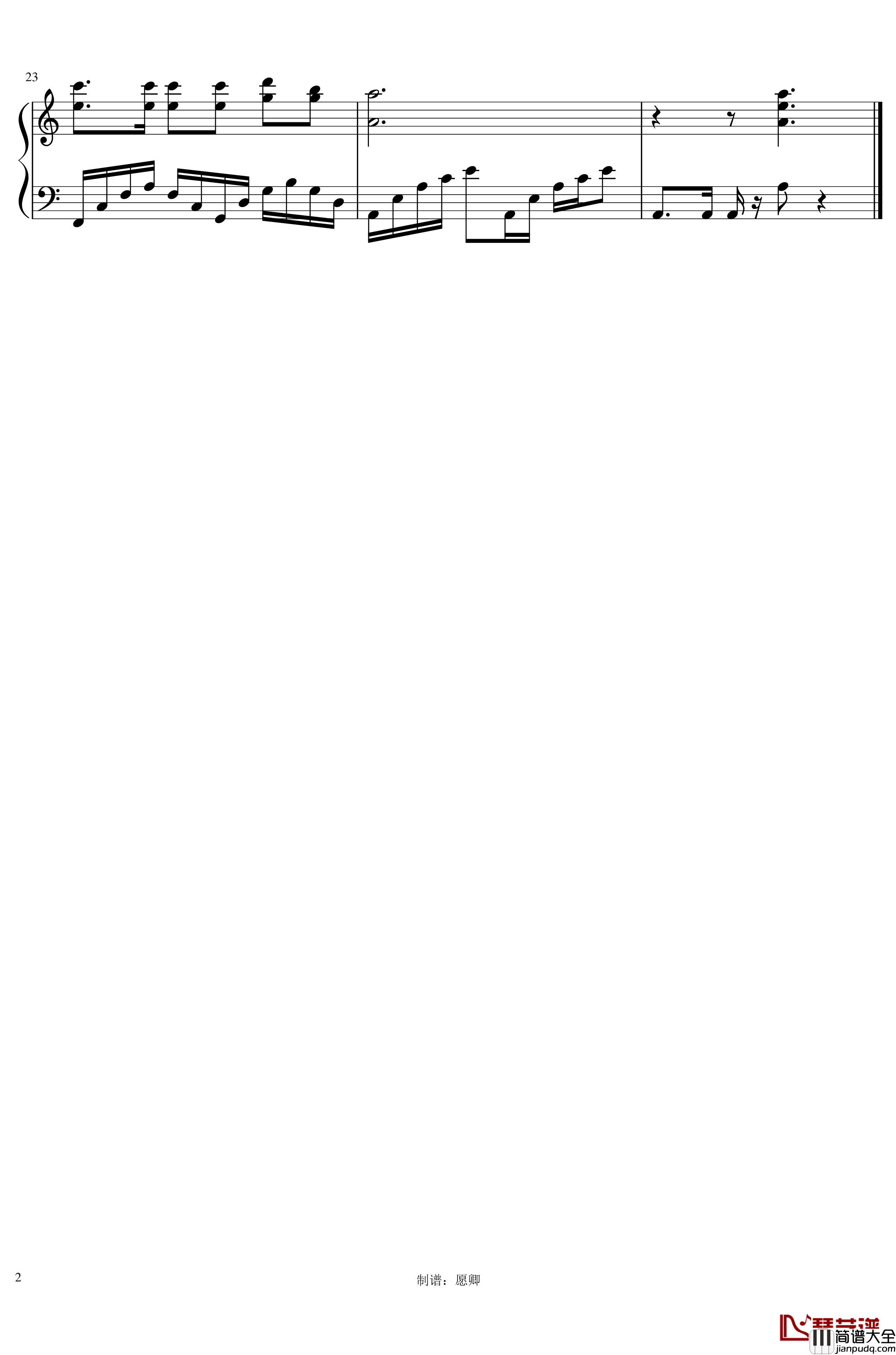 时光旋舞BGM钢琴谱_闪耀暖暖