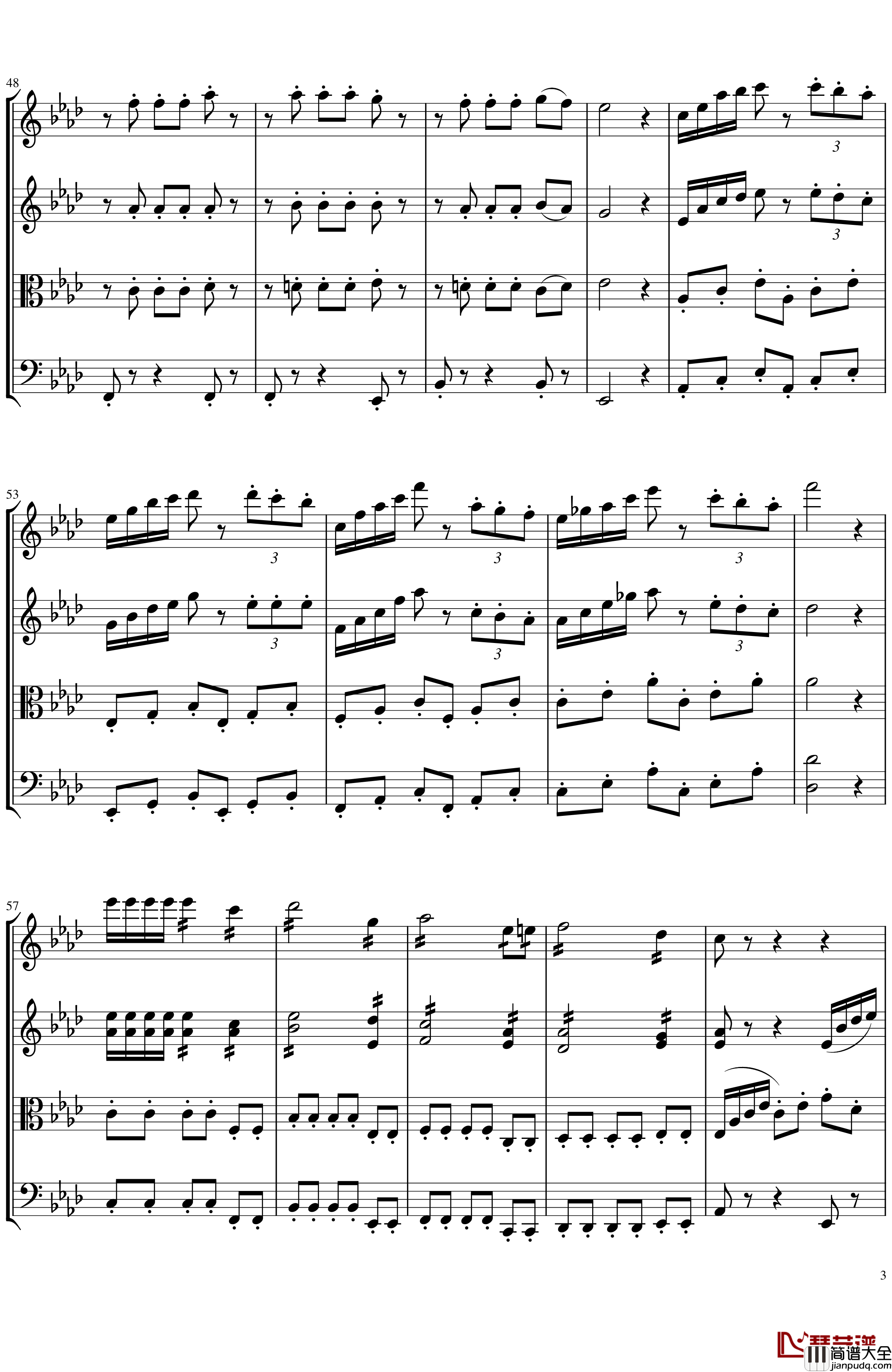 Menute_in_A_Flat_Major,_T.4钢琴谱_一个球