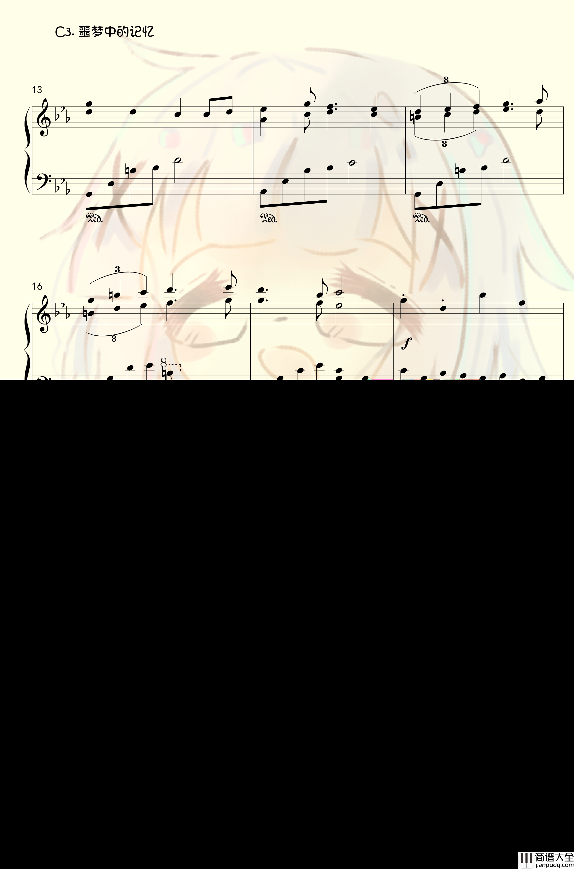 香风瞬影钢琴谱_香风奇诺原创音乐作品集