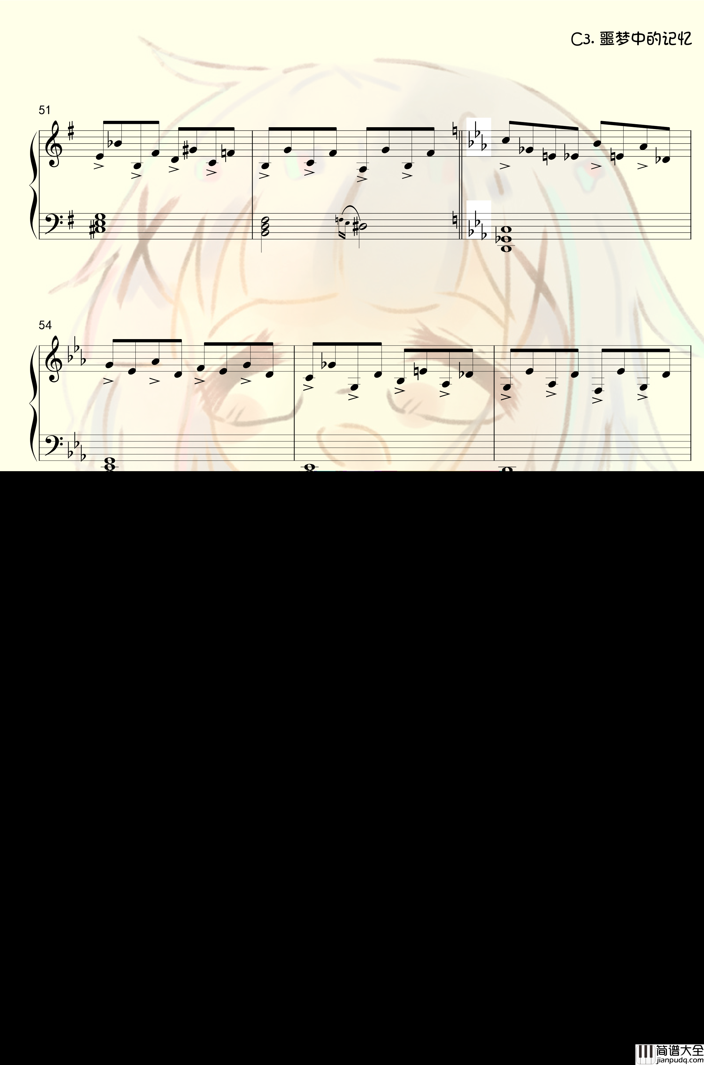 香风瞬影钢琴谱_香风奇诺原创音乐作品集