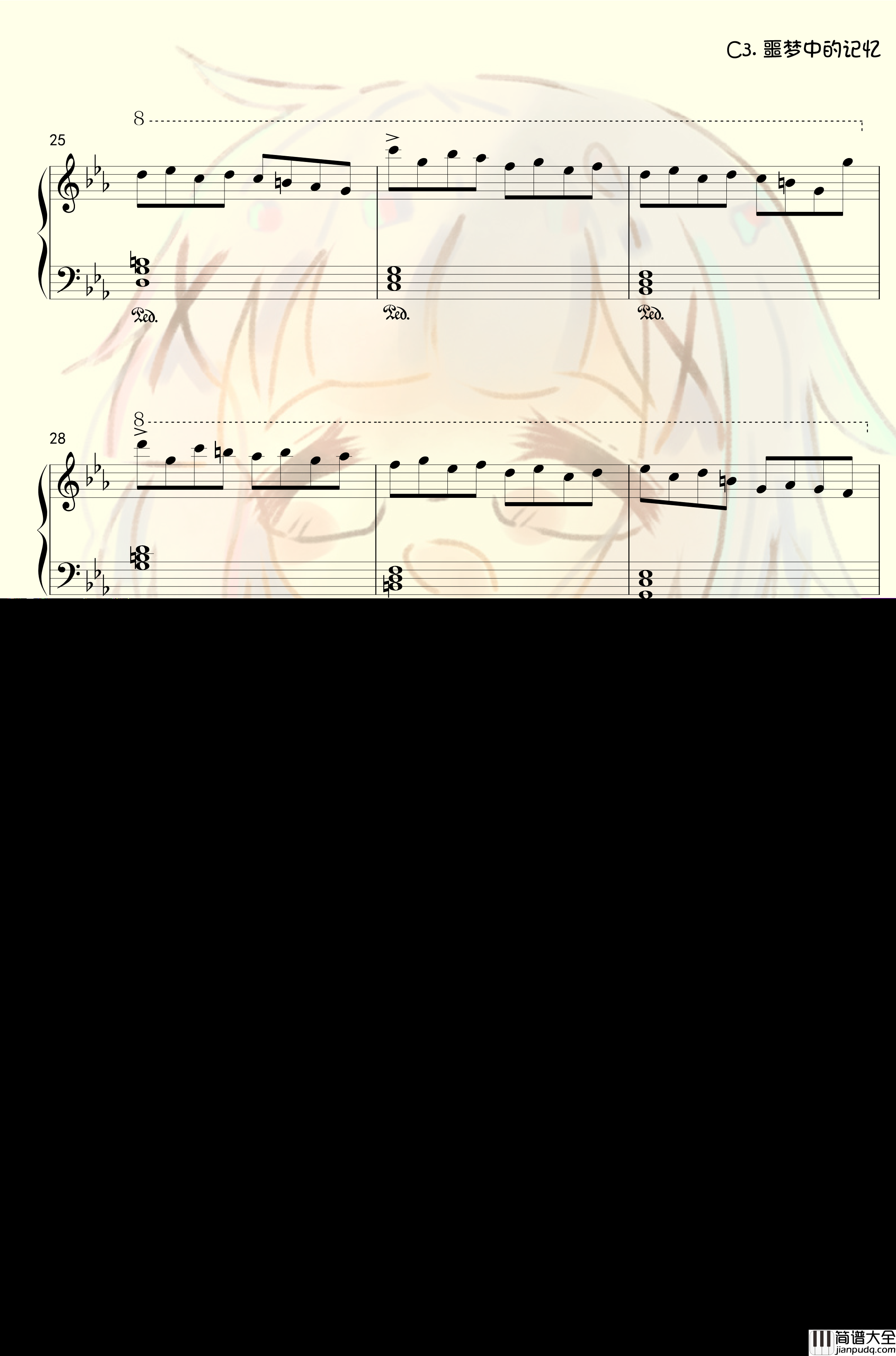 香风瞬影钢琴谱_香风奇诺原创音乐作品集