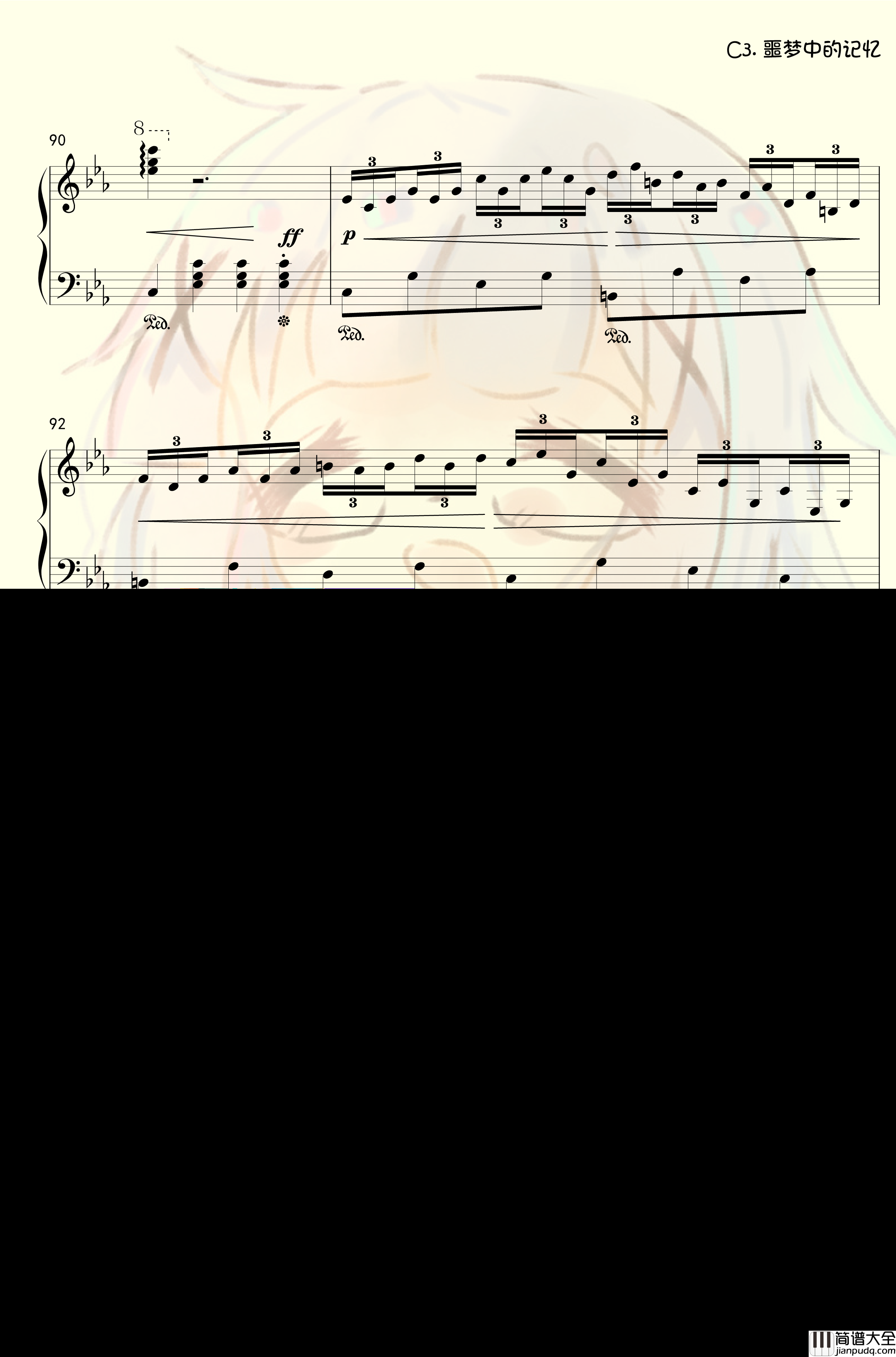 香风瞬影钢琴谱_香风奇诺原创音乐作品集