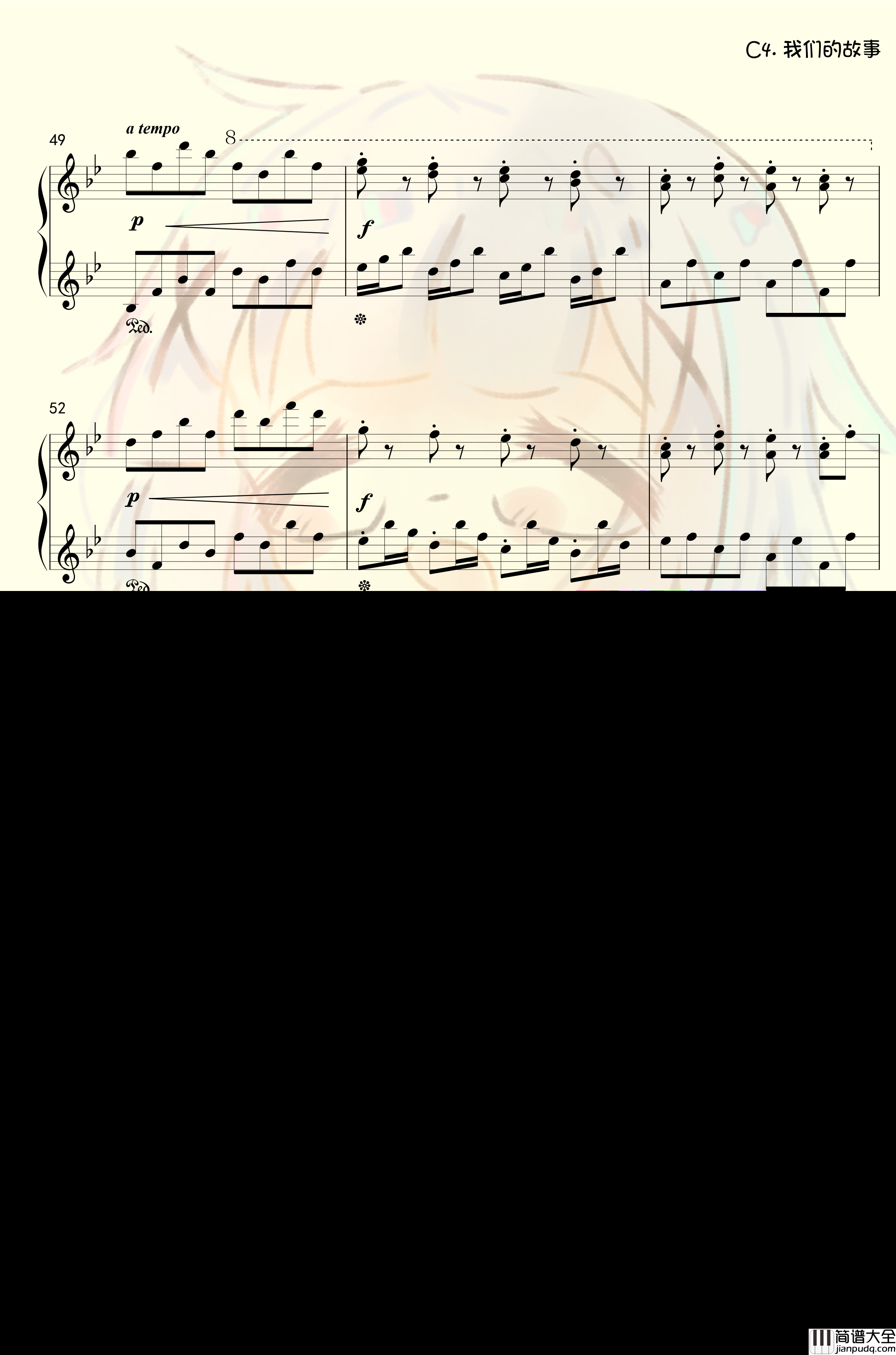 香风瞬影钢琴谱_香风奇诺原创音乐作品集