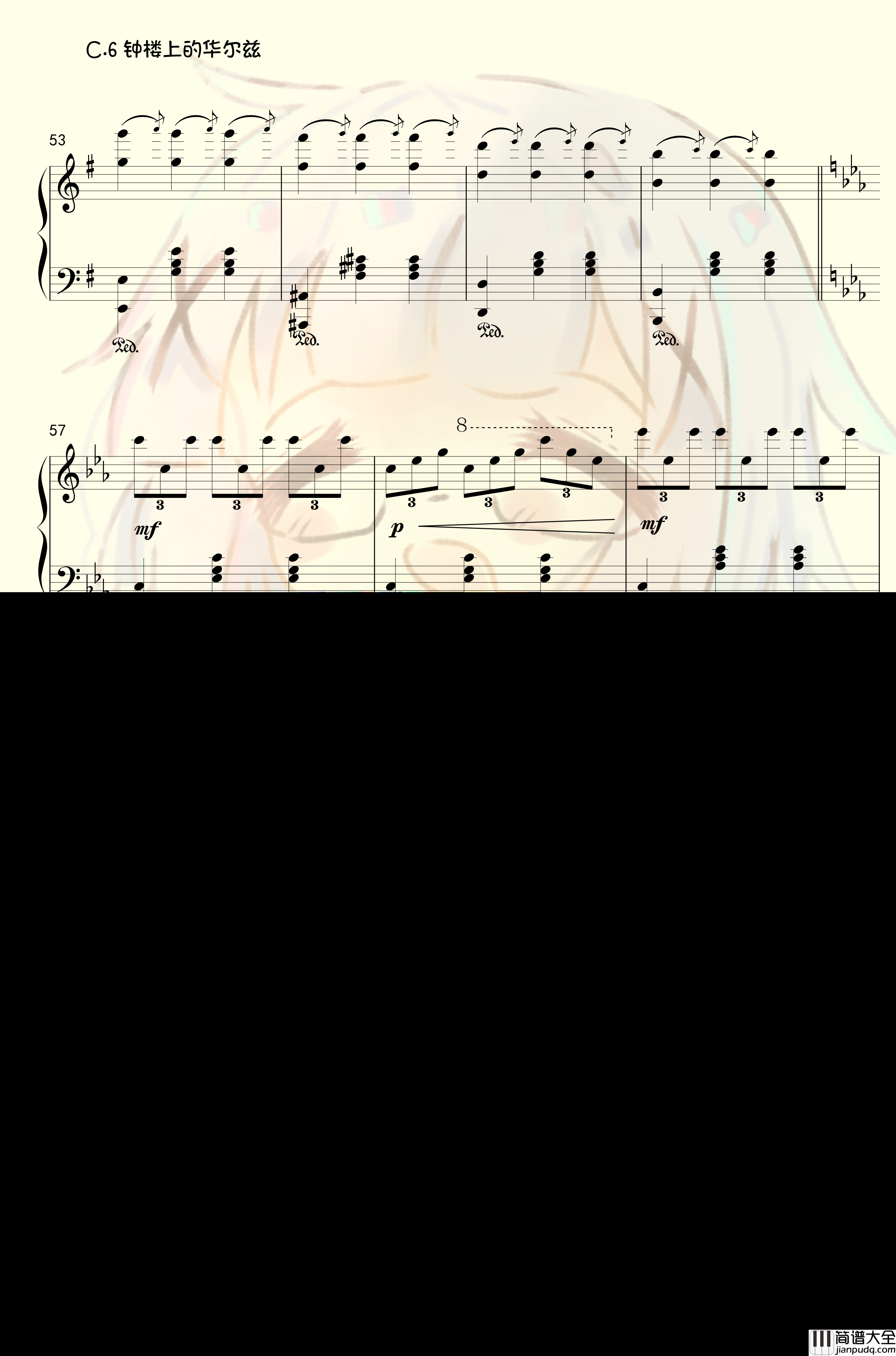 香风瞬影钢琴谱_香风奇诺原创音乐作品集