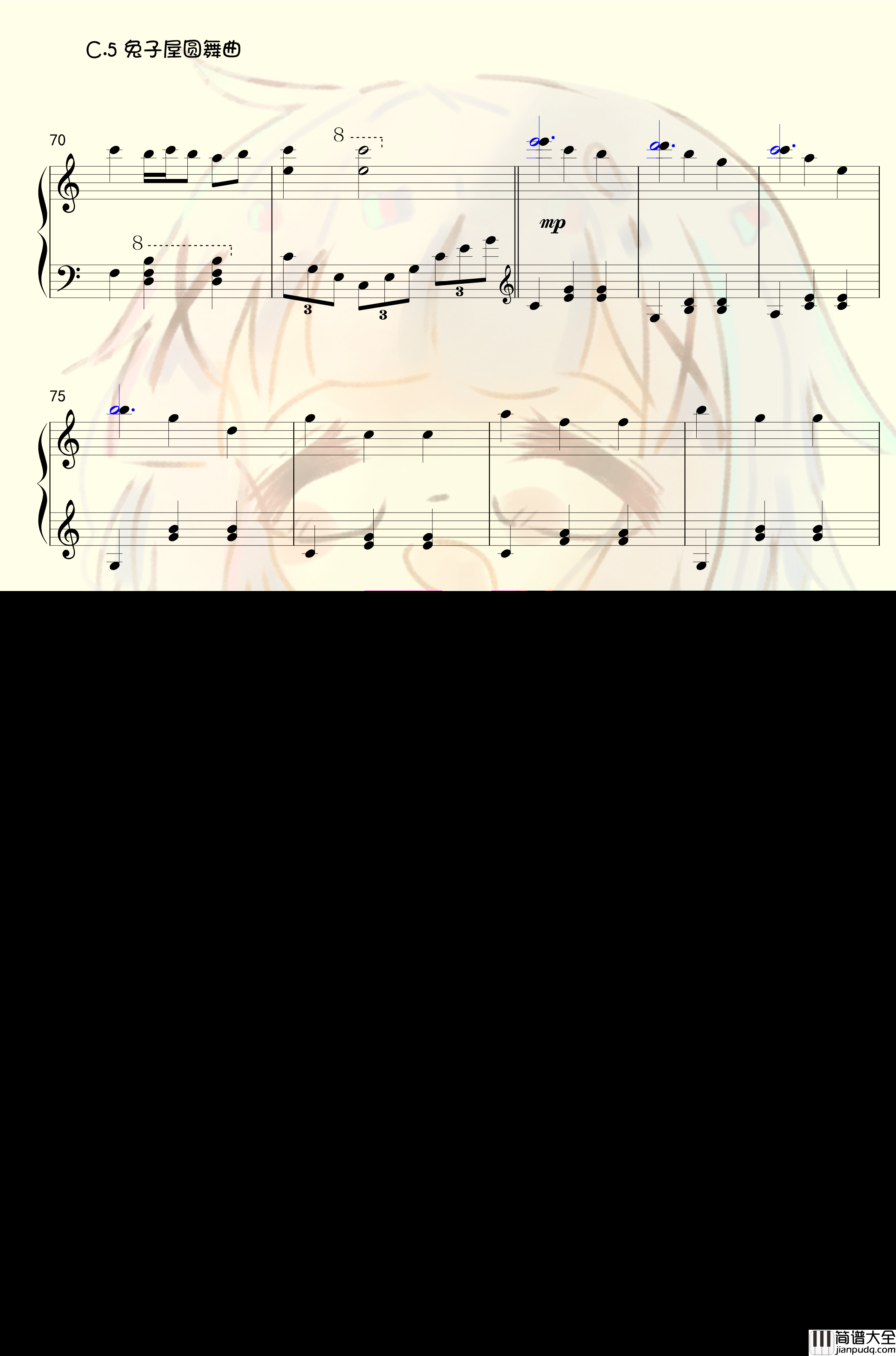 香风瞬影钢琴谱_香风奇诺原创音乐作品集