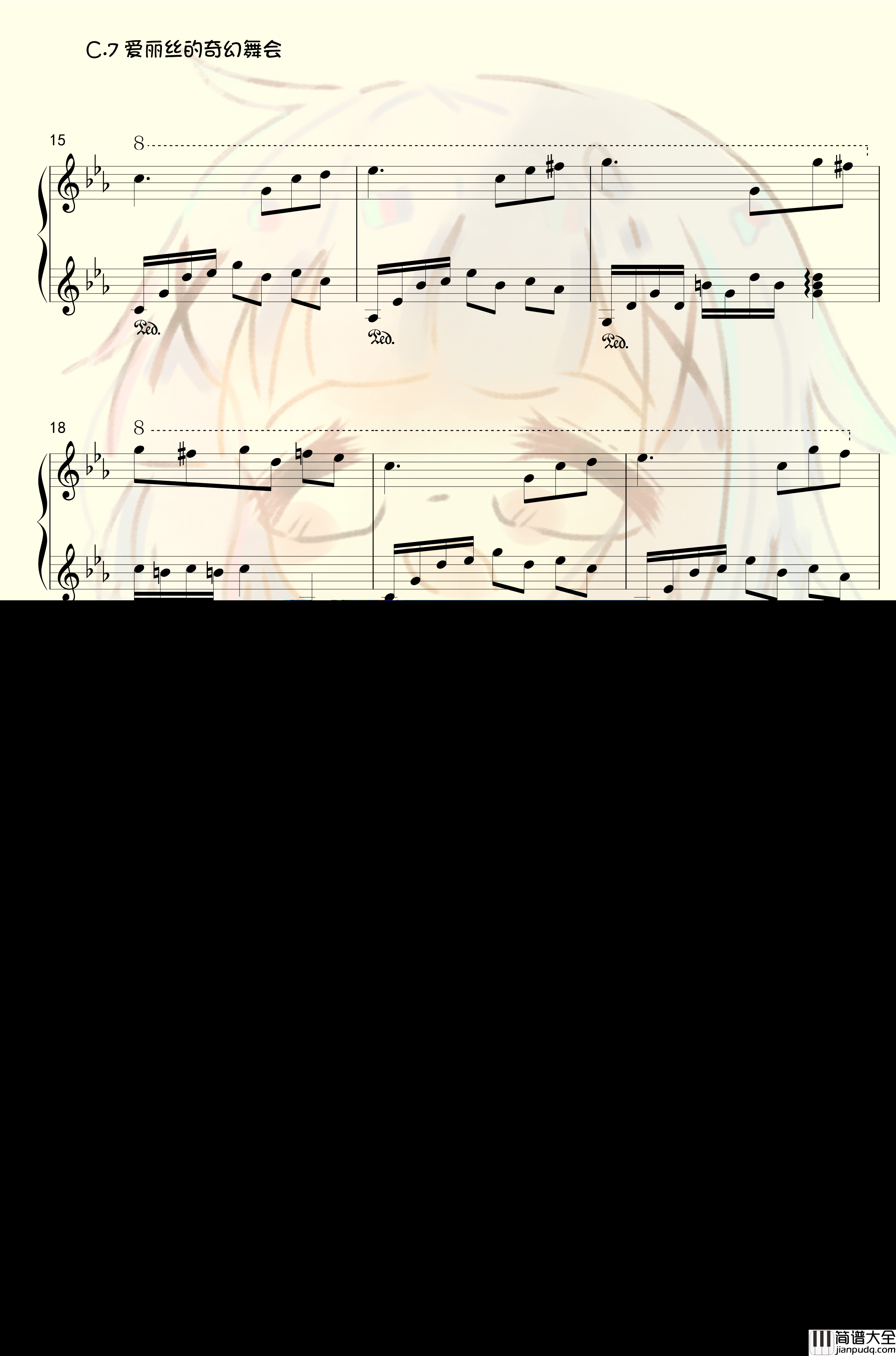 香风瞬影钢琴谱_香风奇诺原创音乐作品集