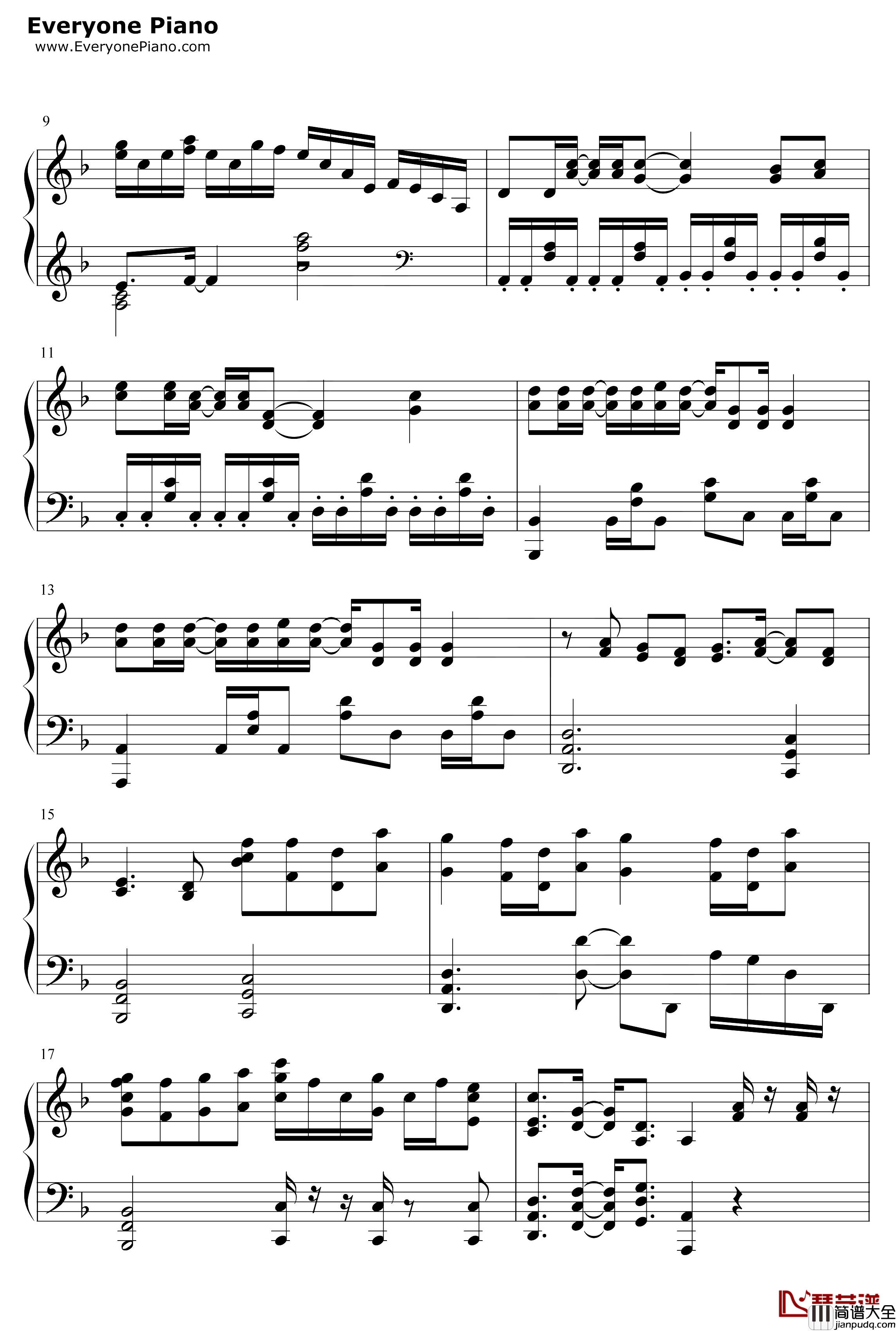 Panta_Rhei钢琴谱_MYTH_ROID_异世界超能魔术师OP