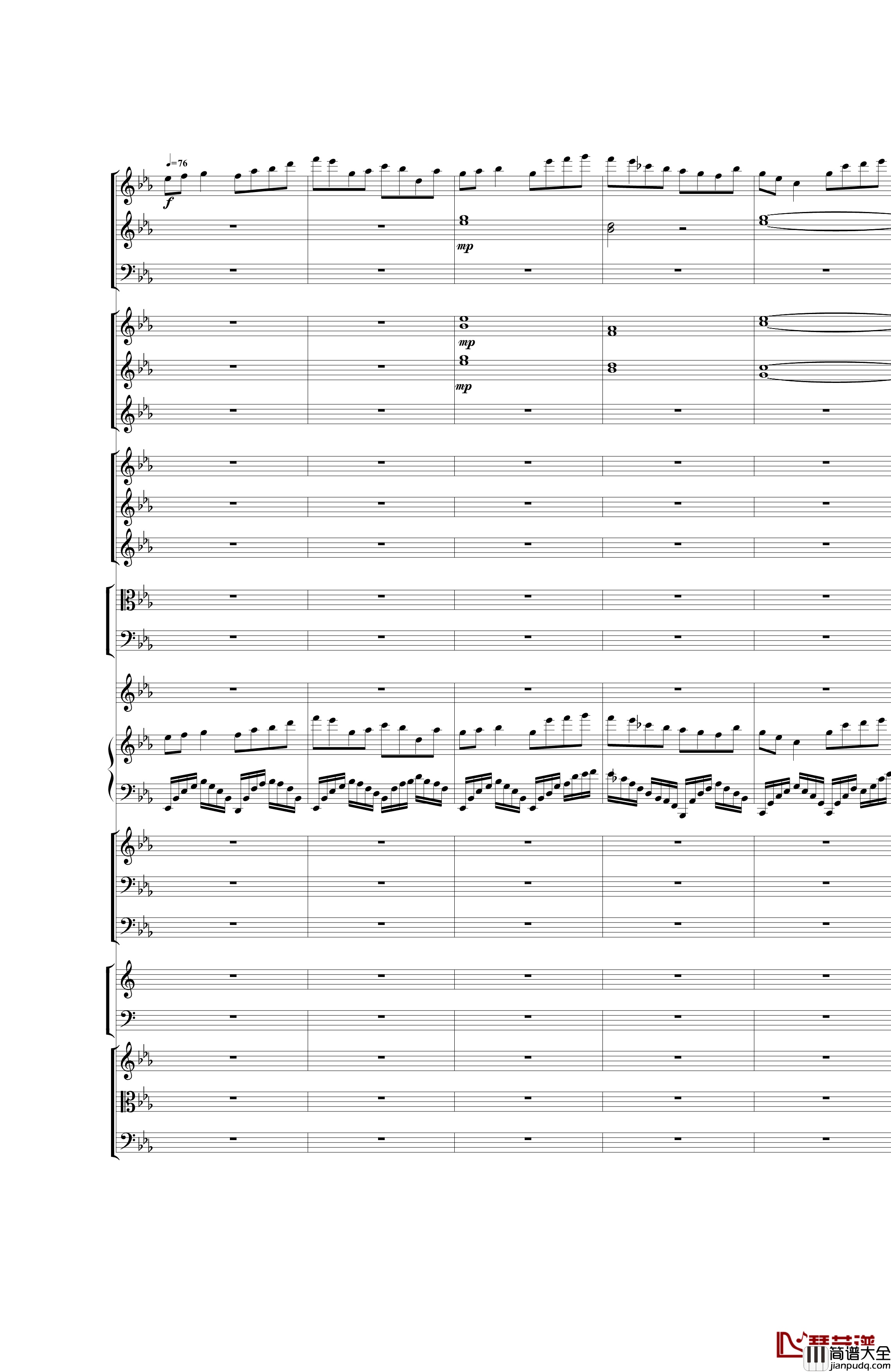 Piano_Concerto_No.3_in_E_Flat_minor钢琴谱_I.Moderto_热情而辉煌