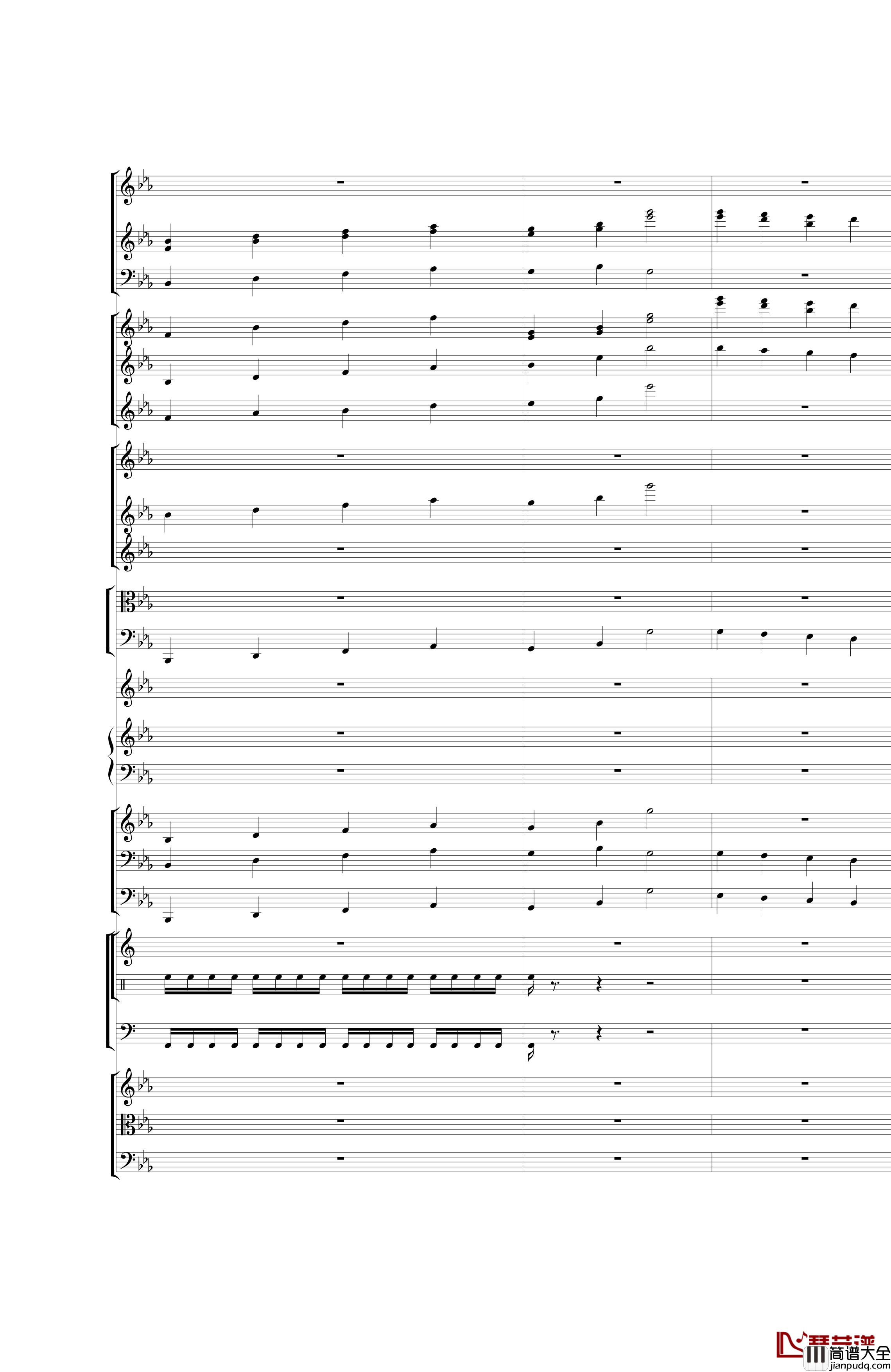 Piano_Concerto_No.3_in_E_Flat_minor钢琴谱_I.Moderto_热情而辉煌