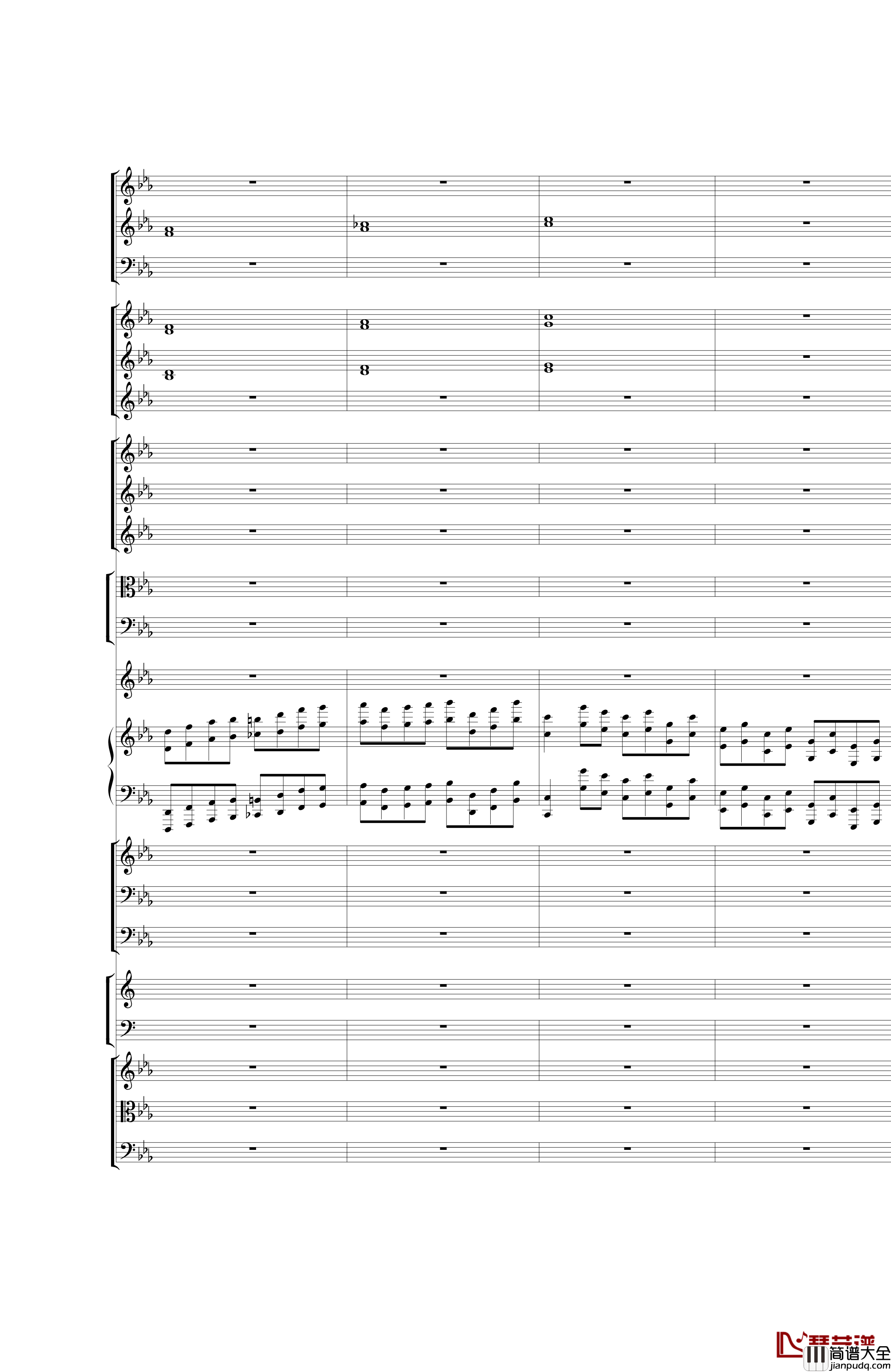 Piano_Concerto_No.3_in_E_Flat_minor钢琴谱_I.Moderto_热情而辉煌