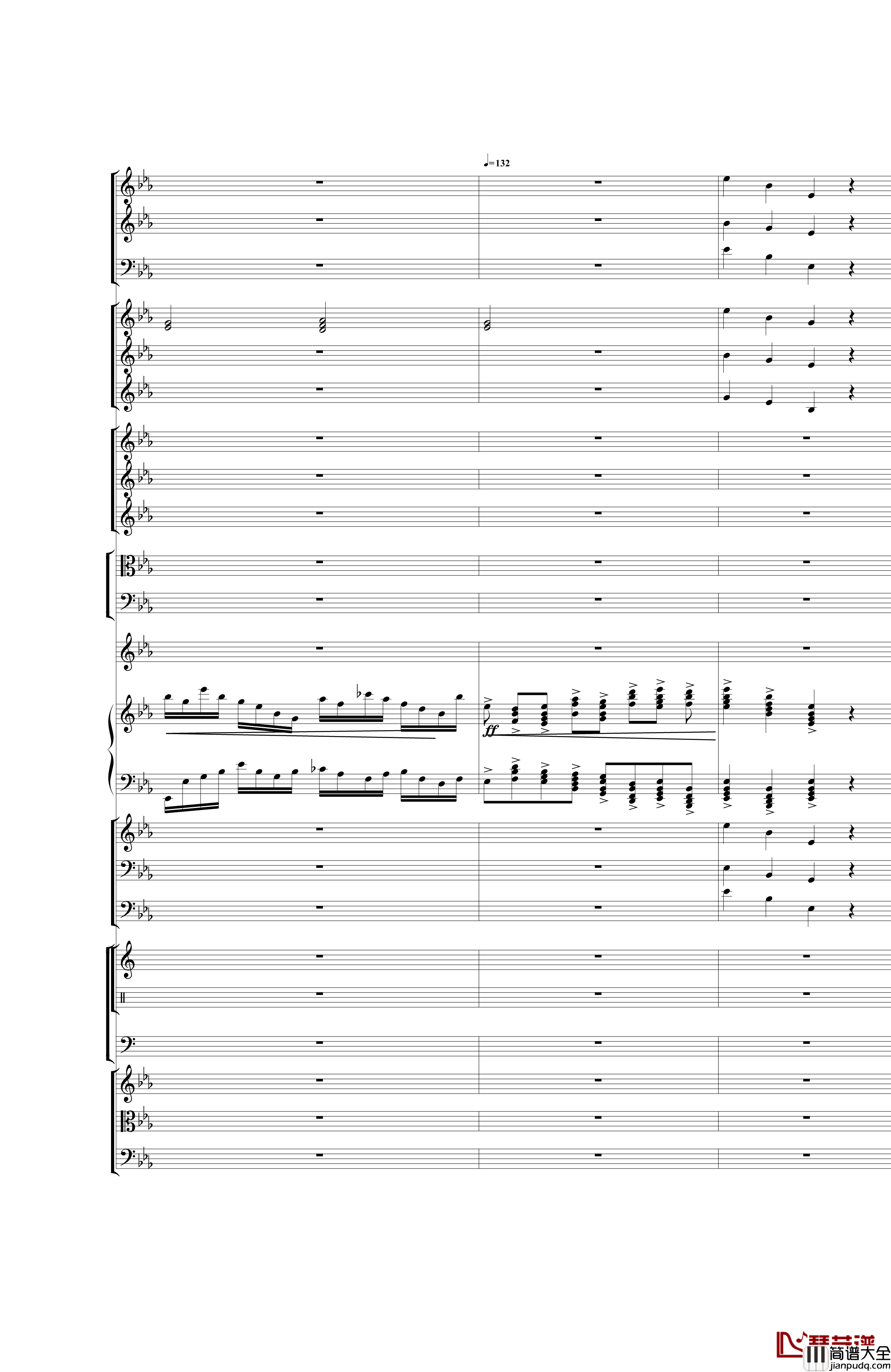 Piano_Concerto_No.3_in_E_Flat_minor钢琴谱_I.Moderto_热情而辉煌