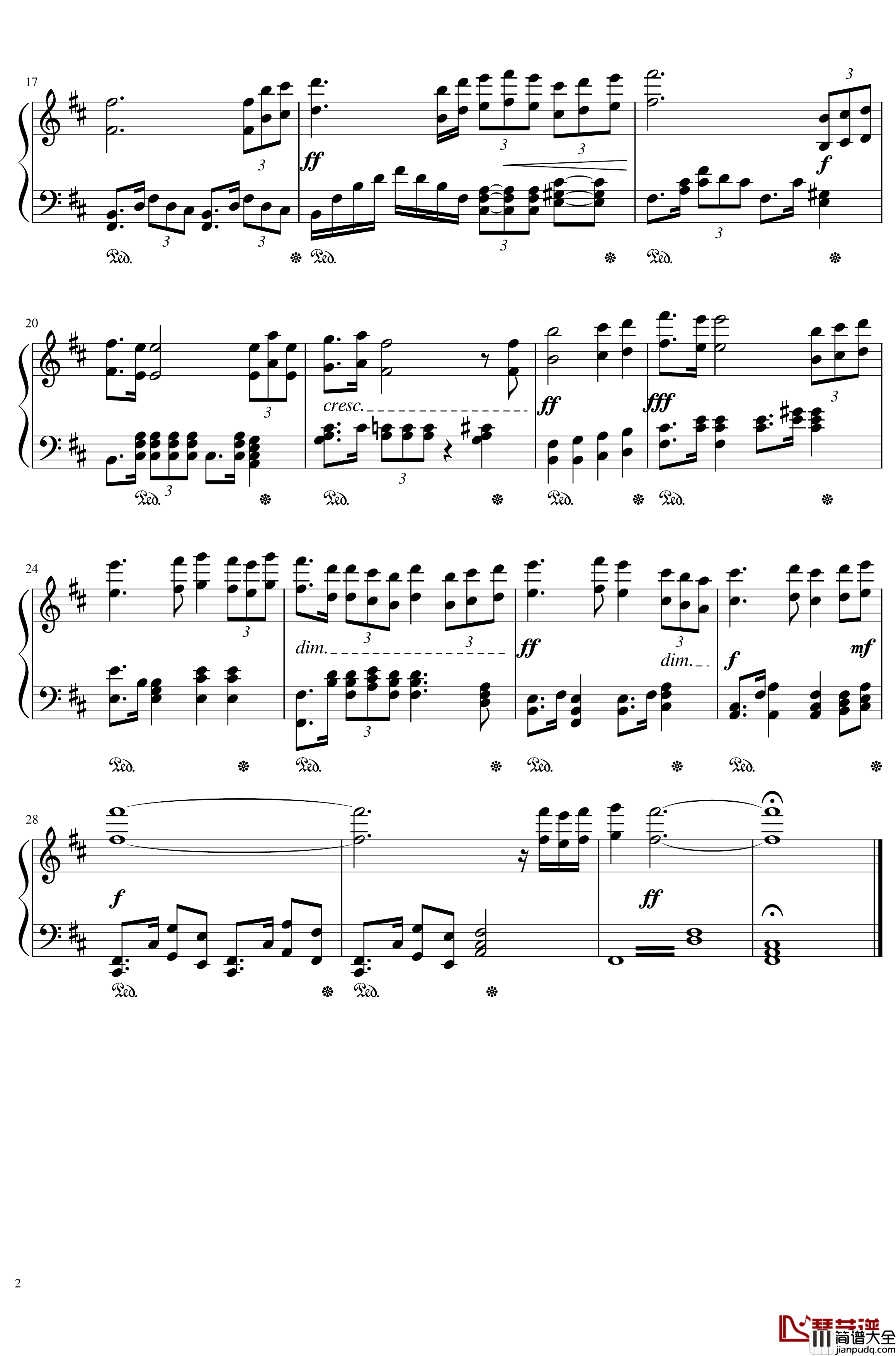 一碗面钢琴谱_电视剧_老九门_插曲