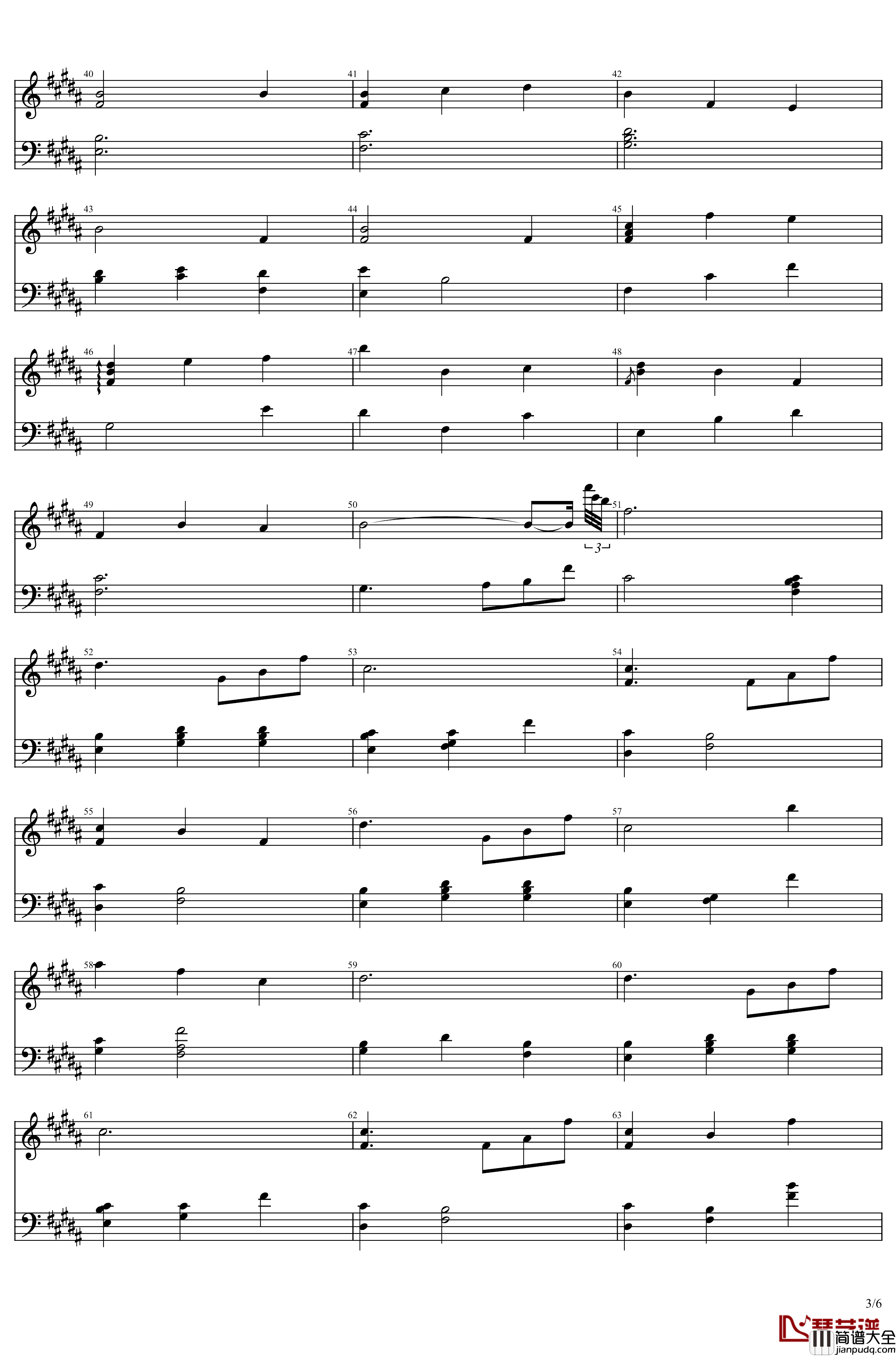 Daydream钢琴谱_白日梦_超级索尼子TV动画治愈系bgm_坂部剛