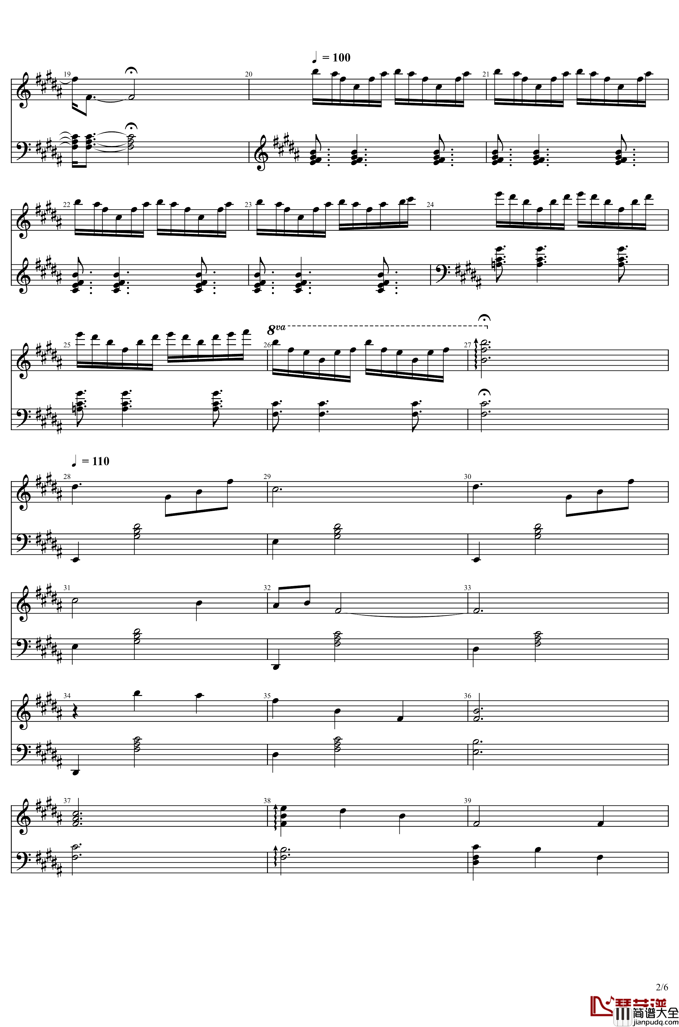 Daydream钢琴谱_白日梦_超级索尼子TV动画治愈系bgm_坂部剛