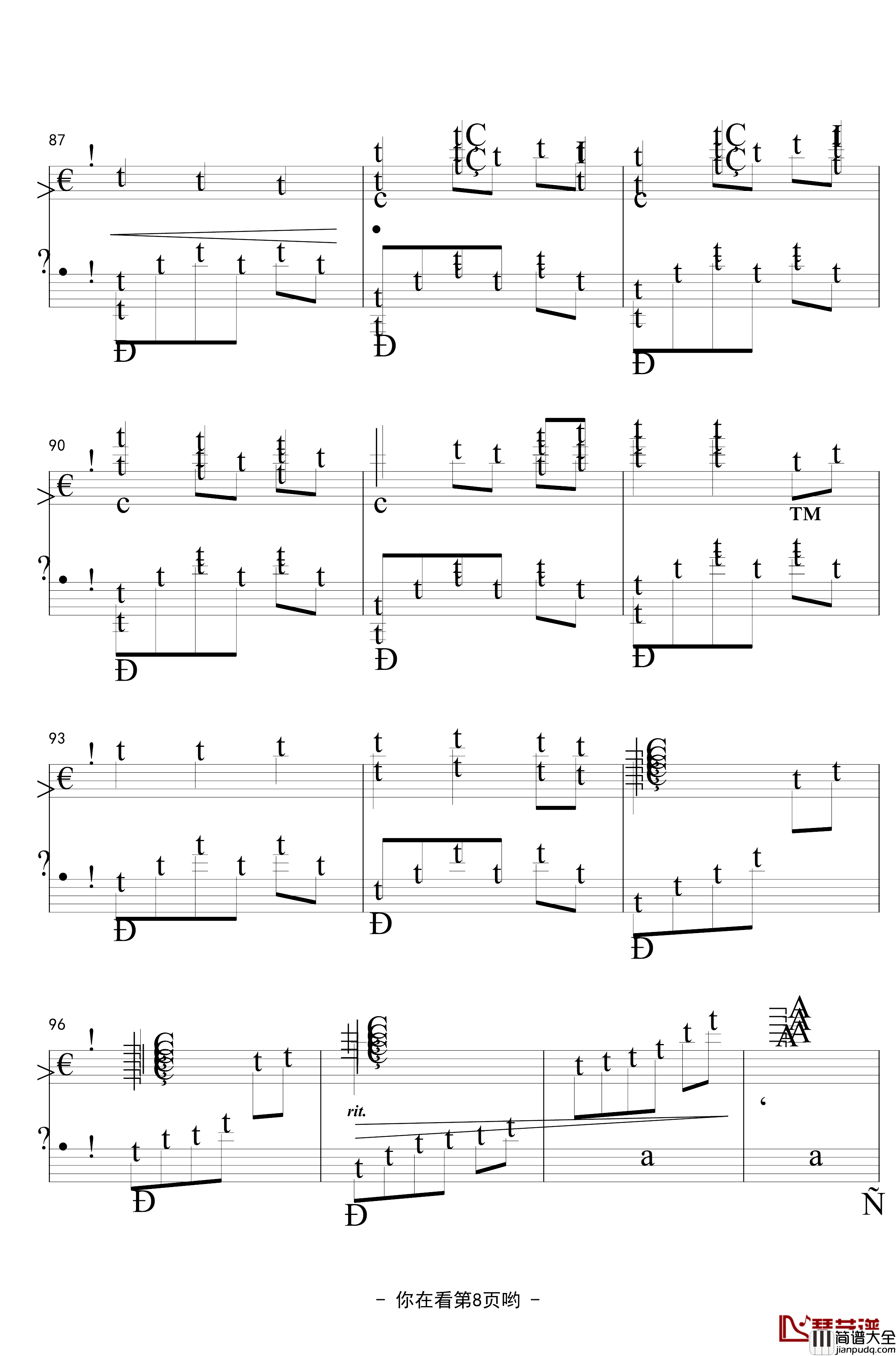 千与千寻钢琴谱~_Piano_Ver