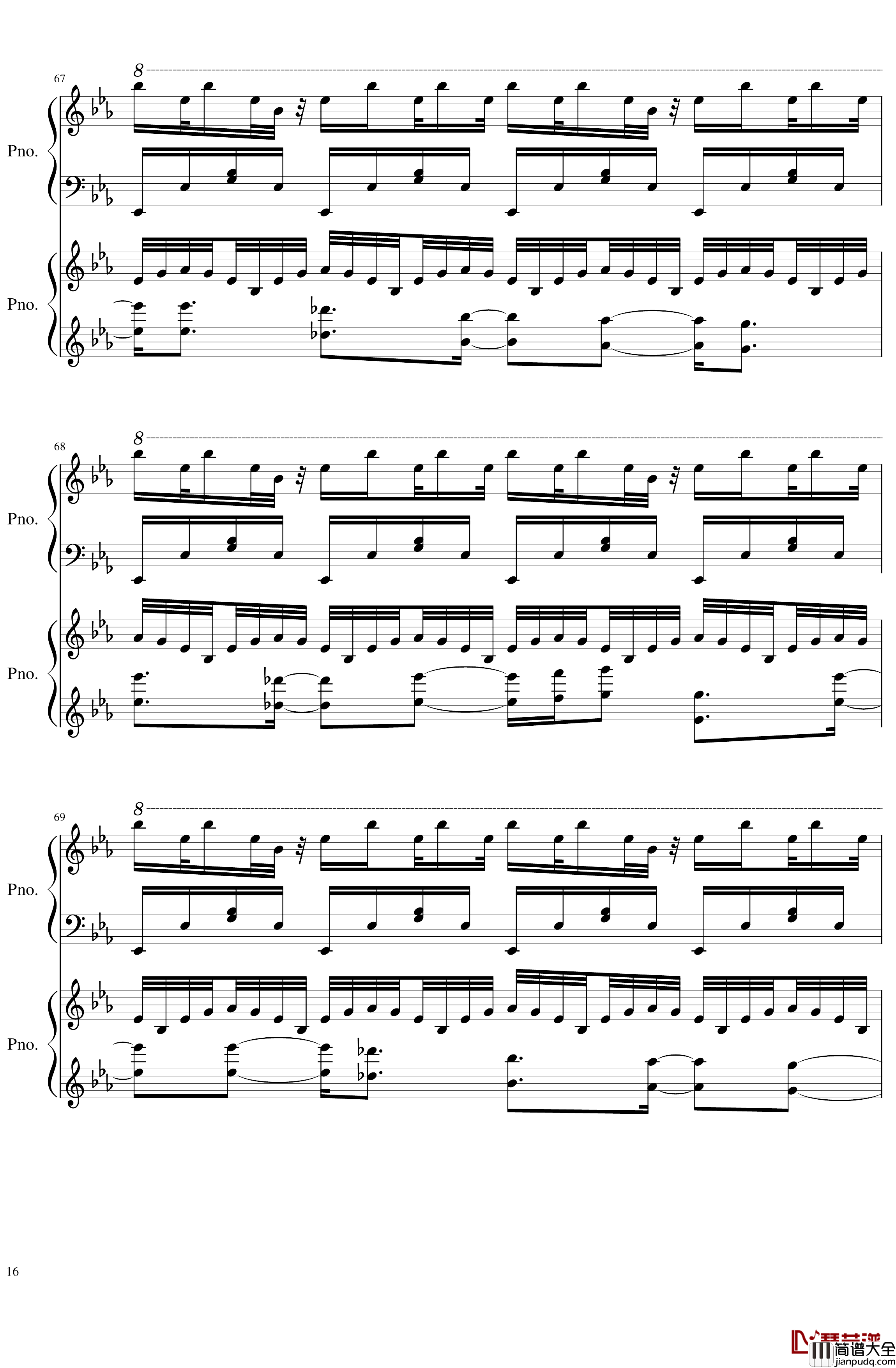 The_End钢琴谱_Bit改编_defanive2