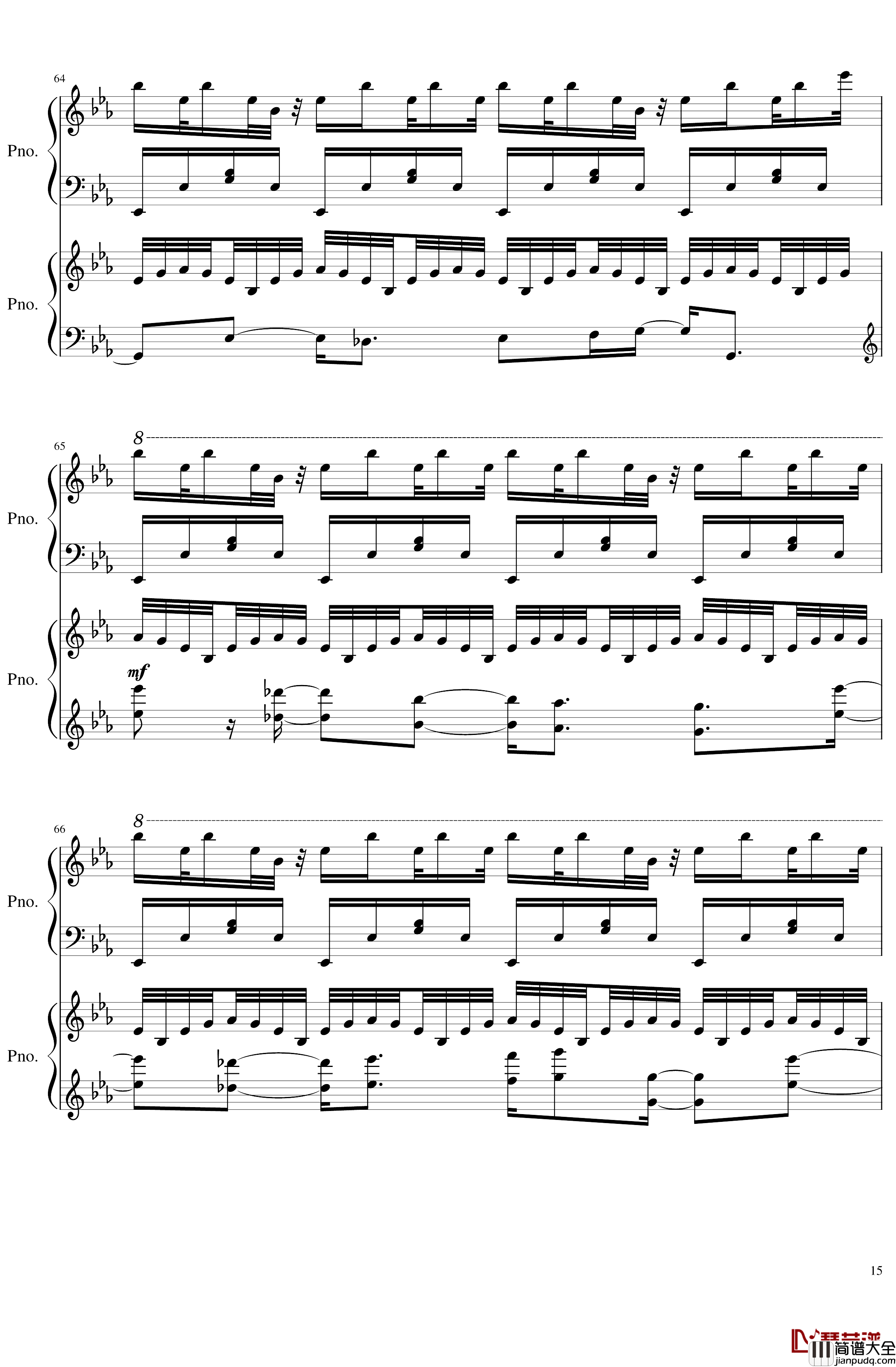 The_End钢琴谱_Bit改编_defanive2