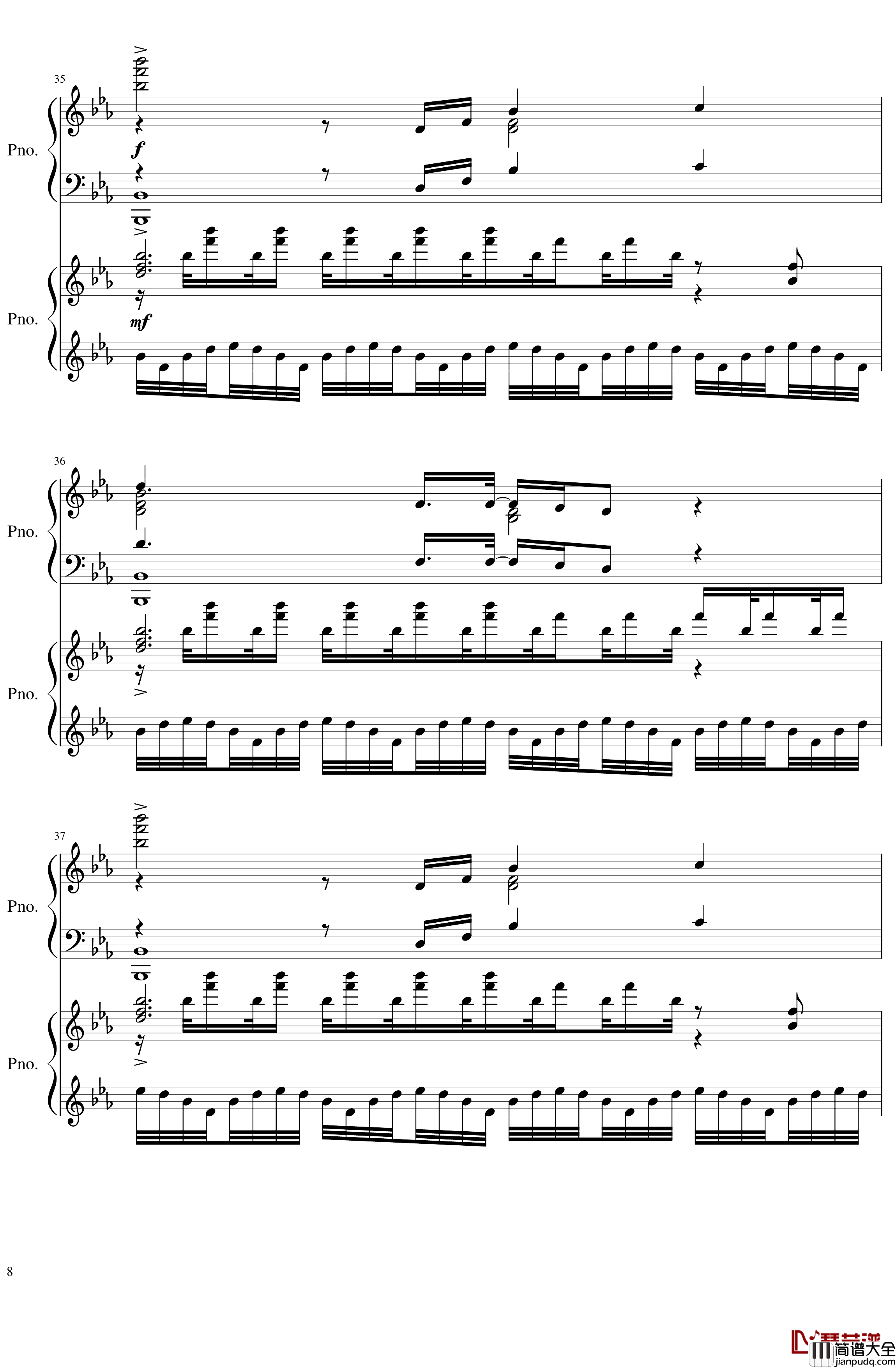 The_End钢琴谱_Bit改编_defanive2