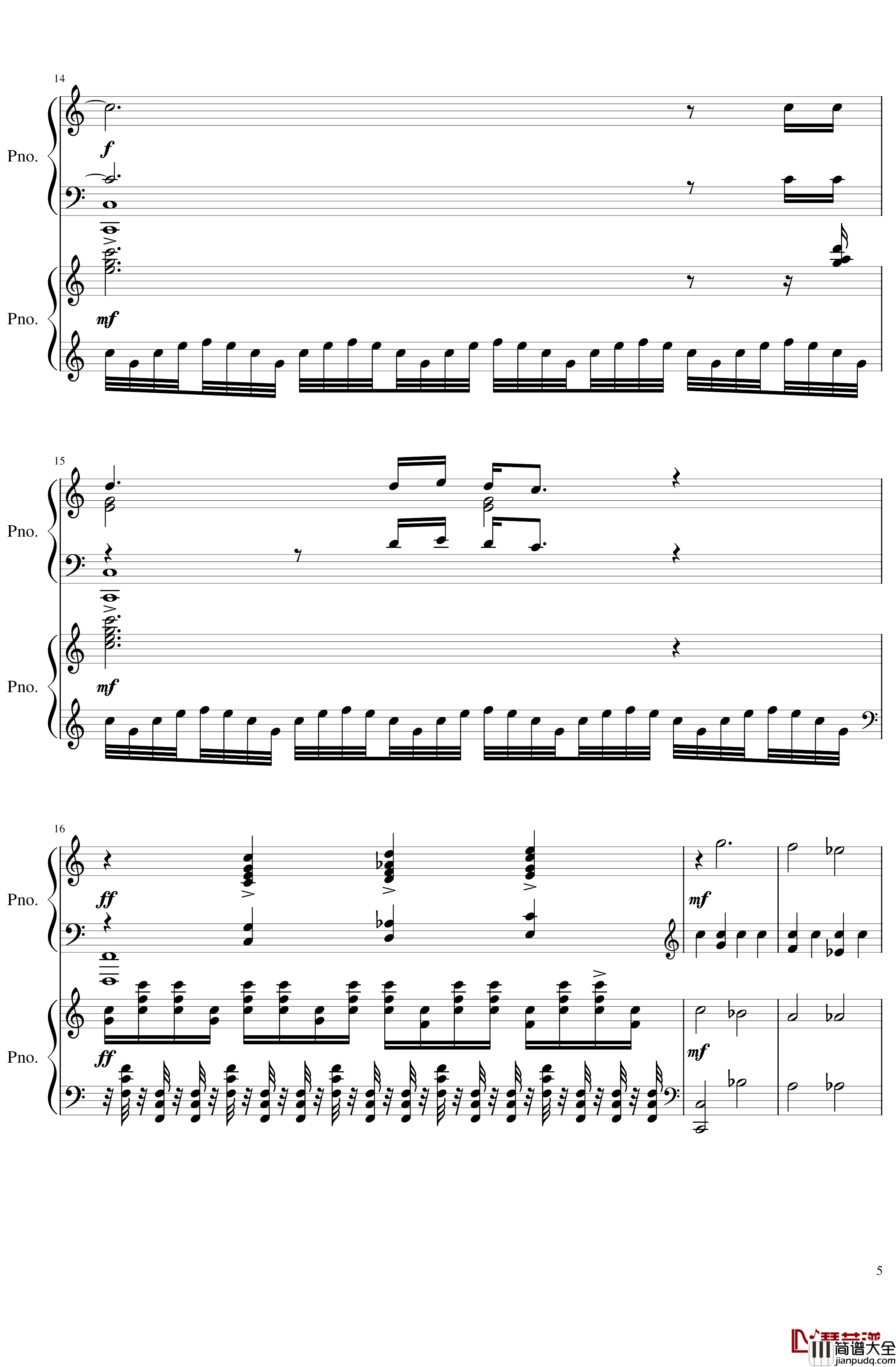 The_End钢琴谱_Bit改编_defanive2