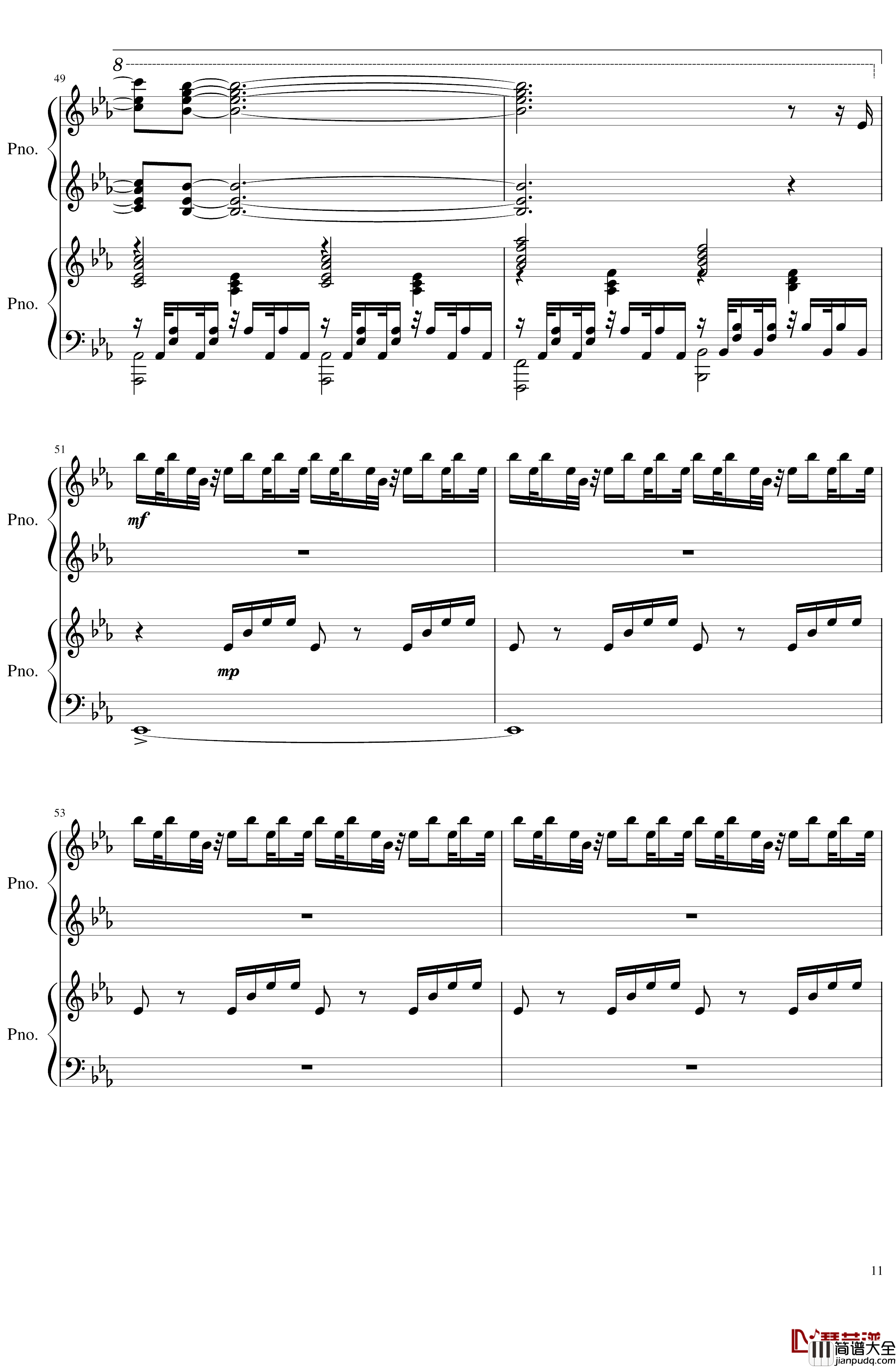 The_End钢琴谱_Bit改编_defanive2