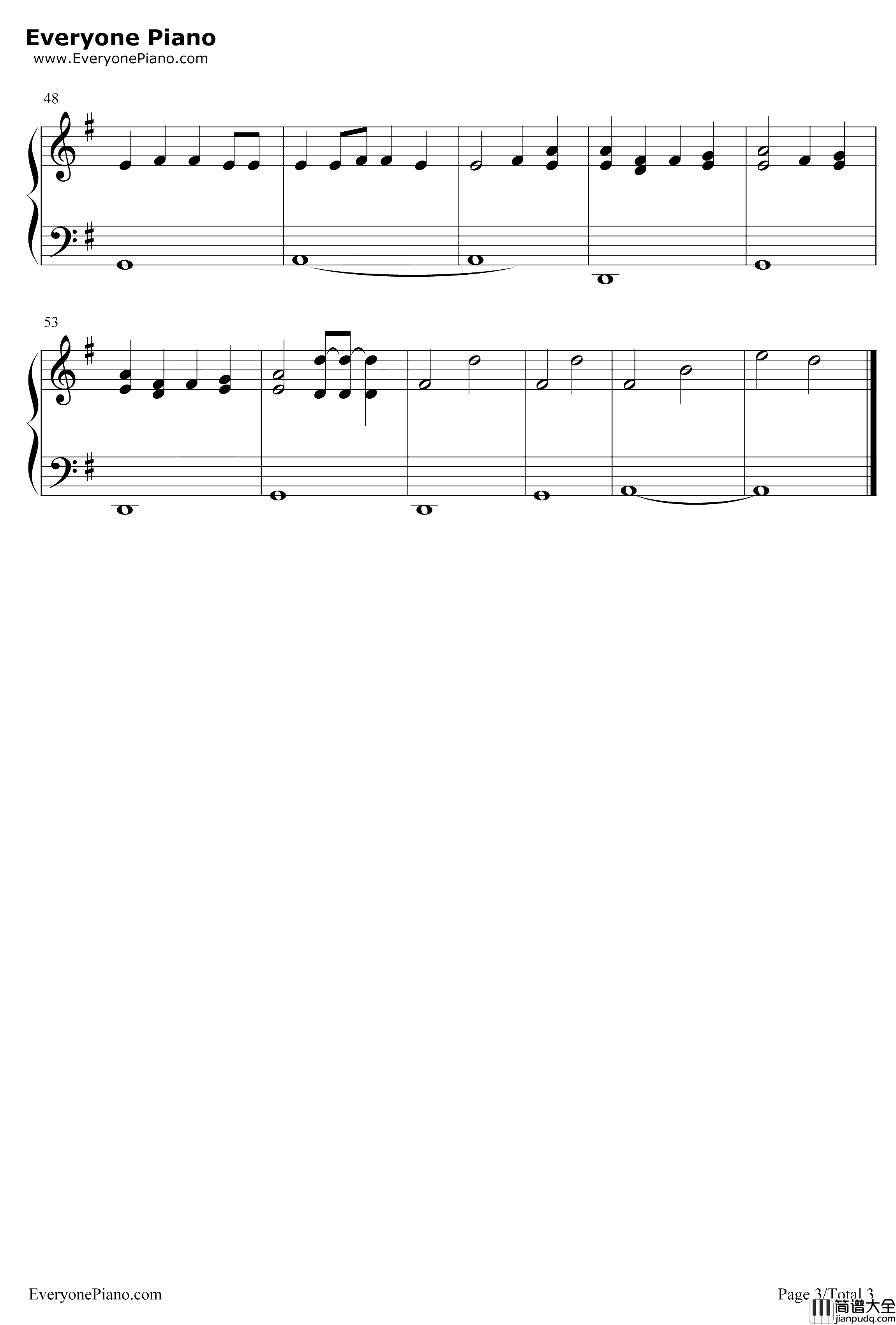 Attention钢琴谱_Joji