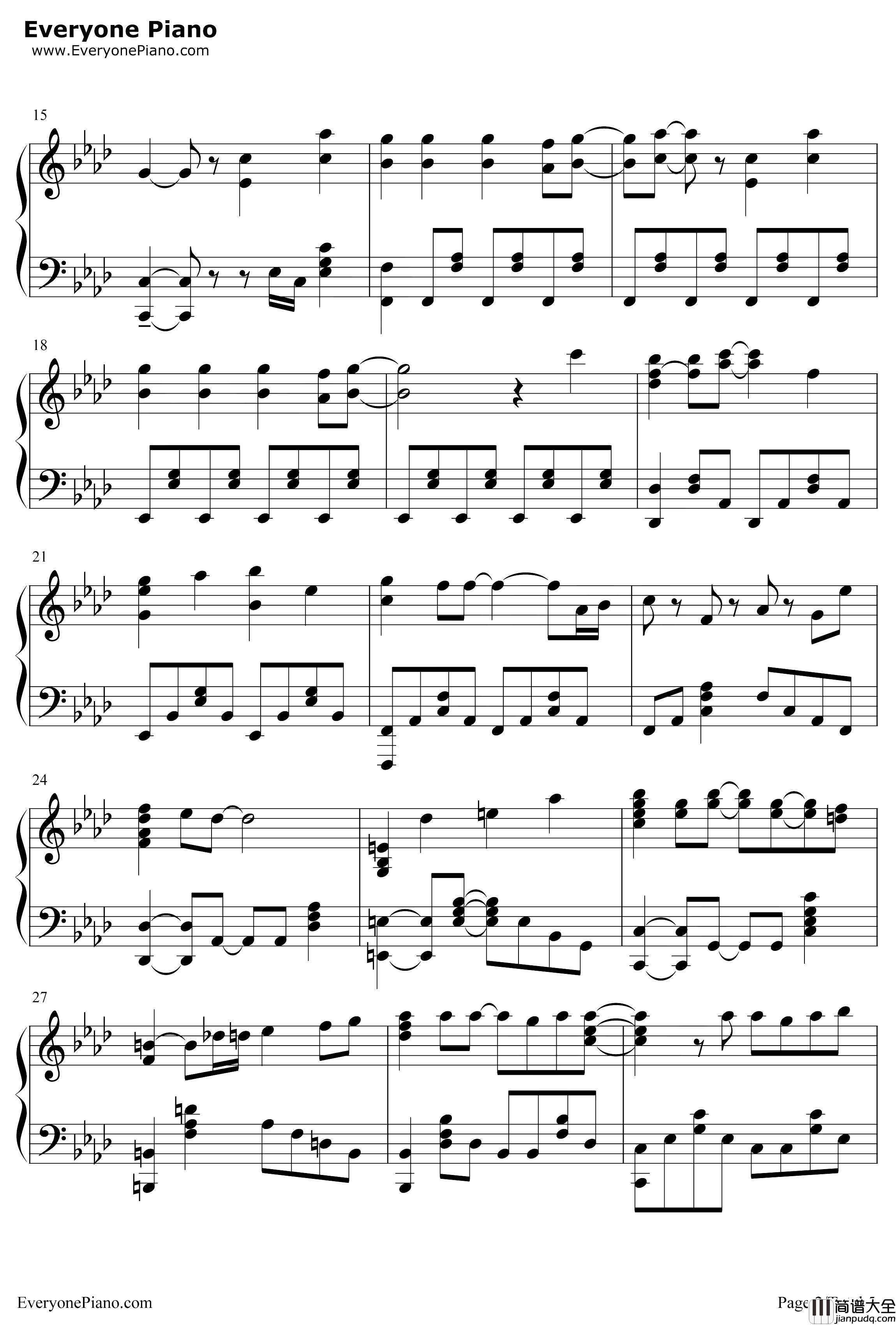 月を追う真夜中钢琴谱_蓝井艾露_满月之战OP_GranbelmOP