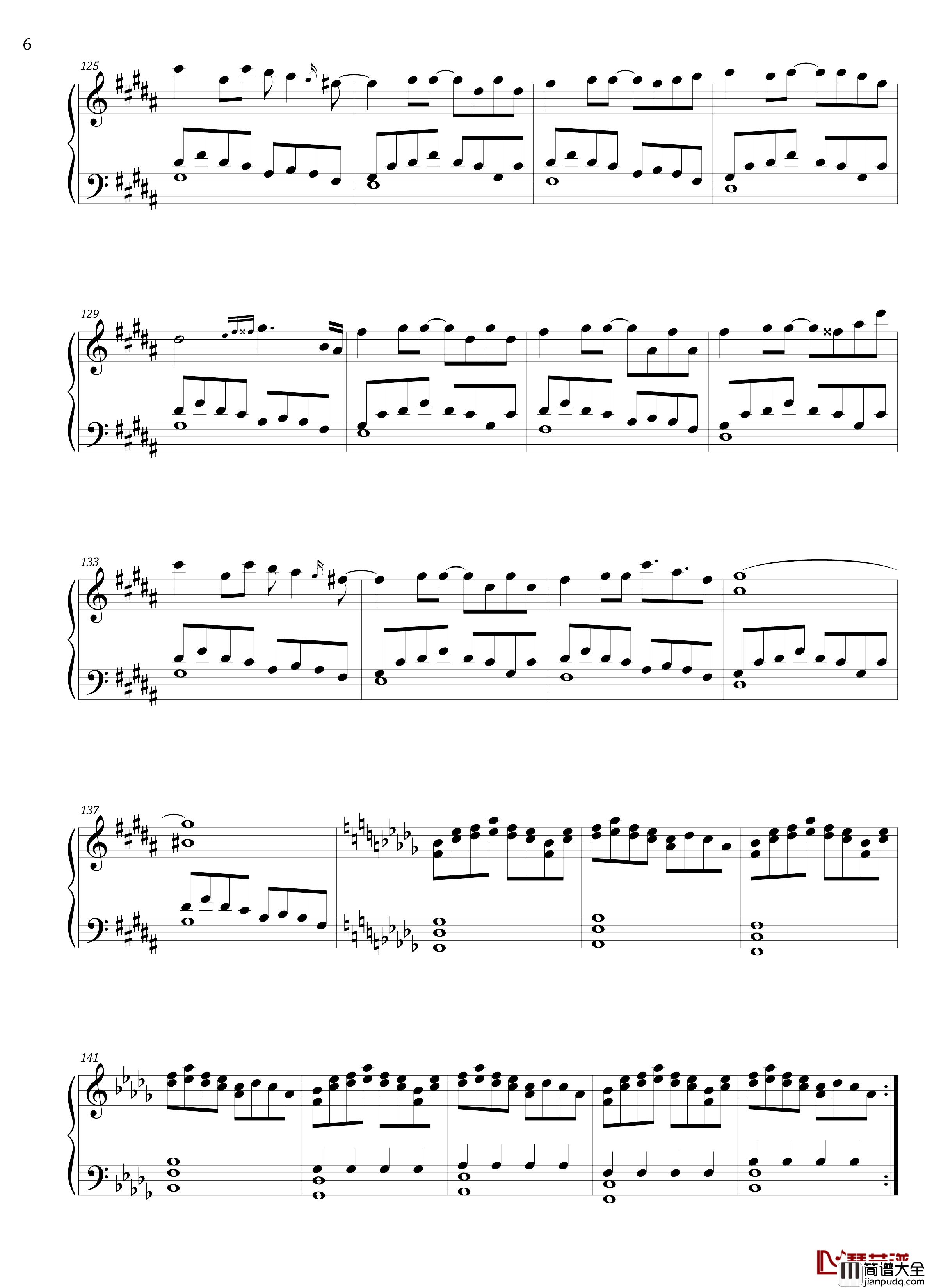 寄世界于偶像_～_Idoratrize_World钢琴谱_东方鬼形兽_东方project_曲谱网